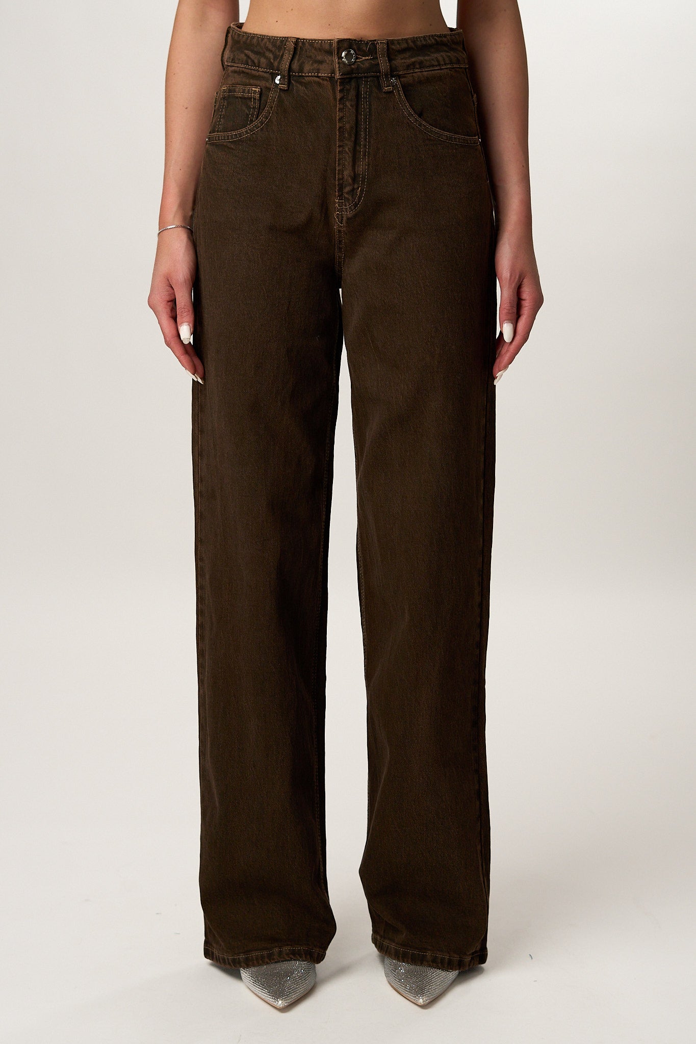Jeans Wideleg Choco