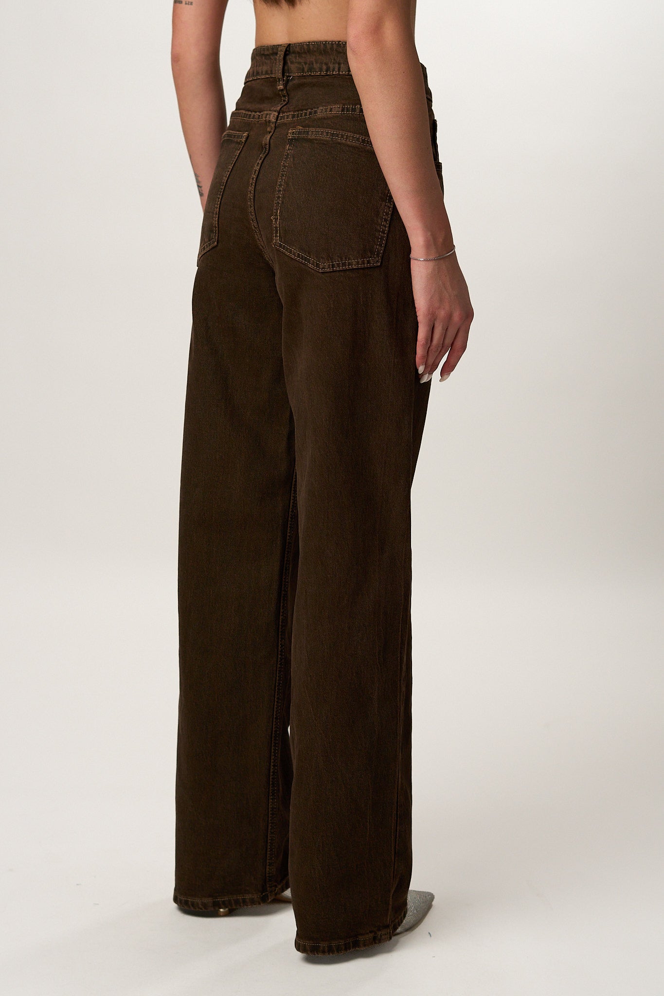 Jeans Wideleg Choco