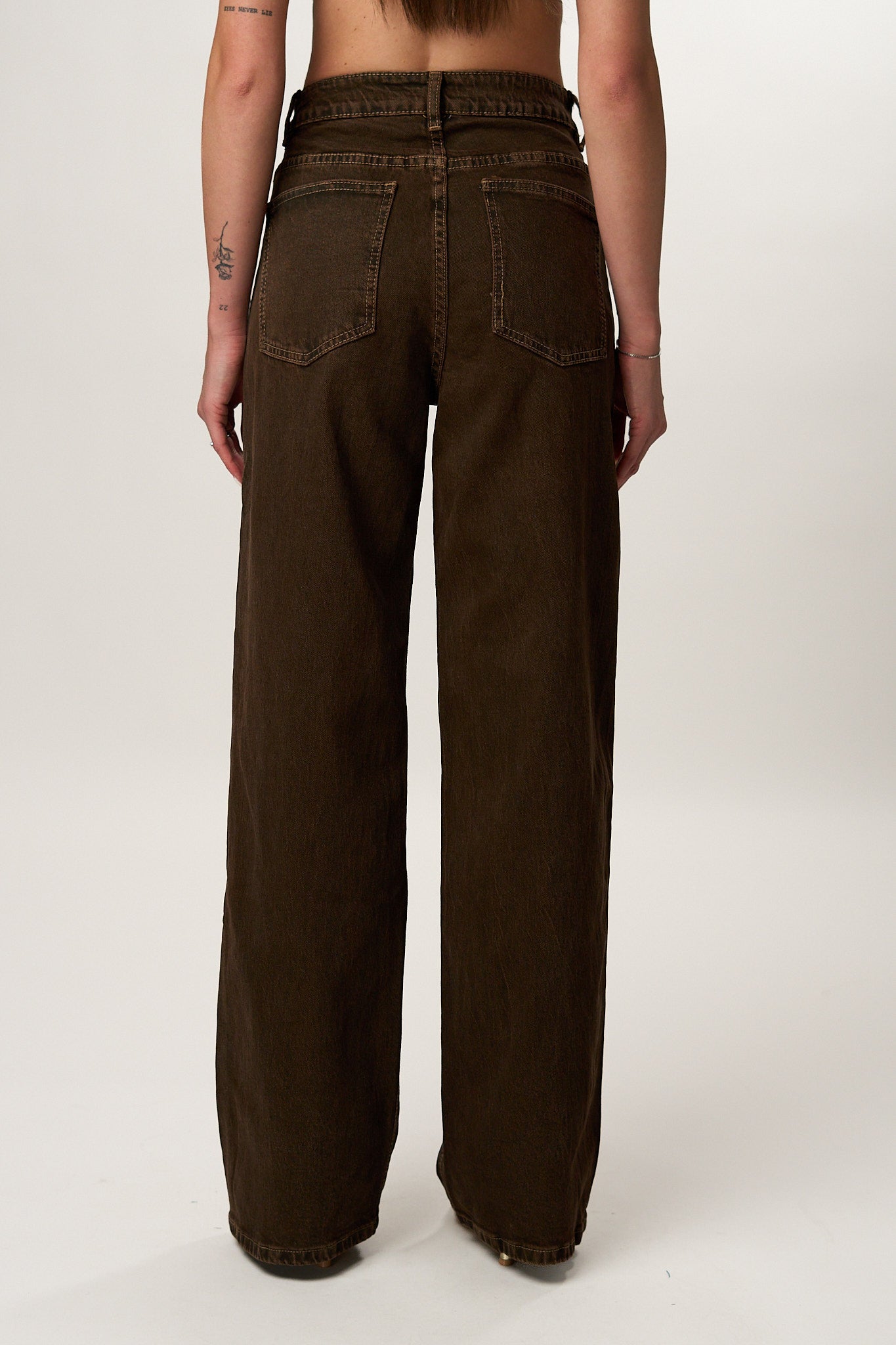 Jeans Wideleg Choco