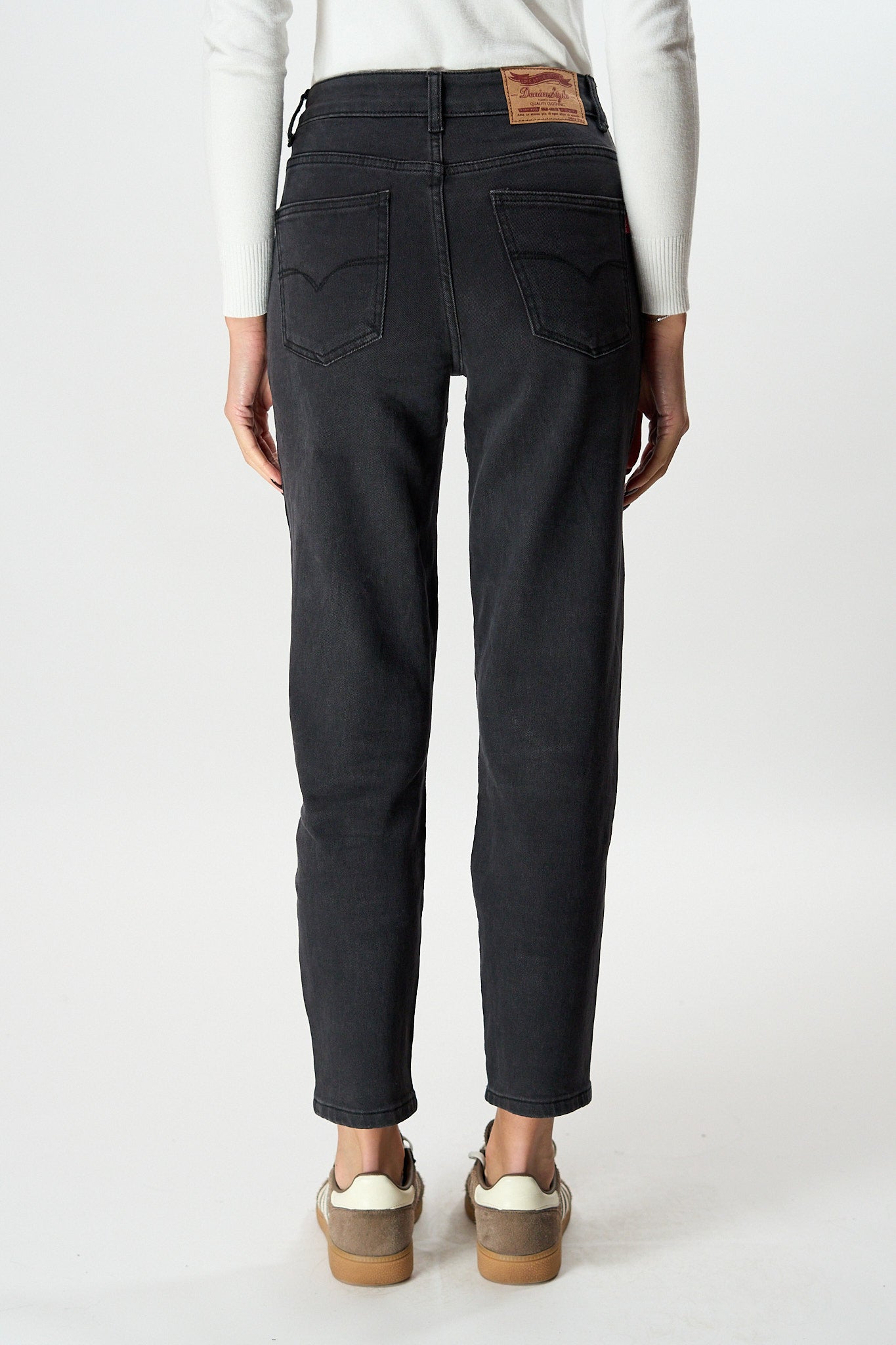 Jeans Momfit Black