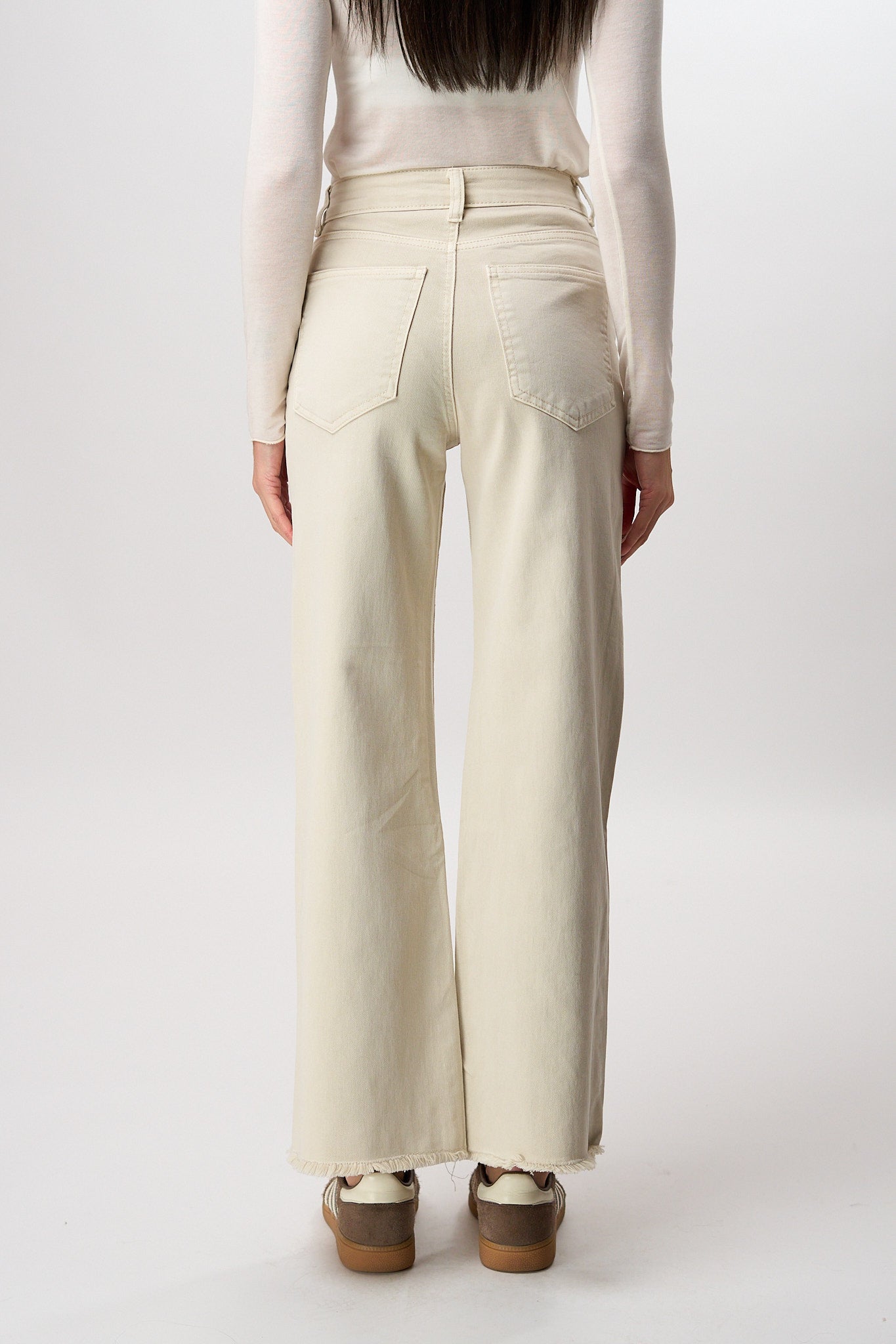 Jeans Wideleg Panna