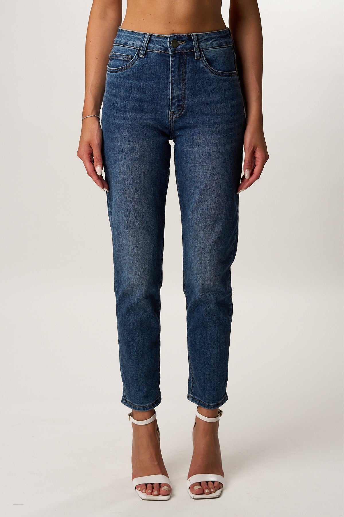 Jeans Momfit Blue
