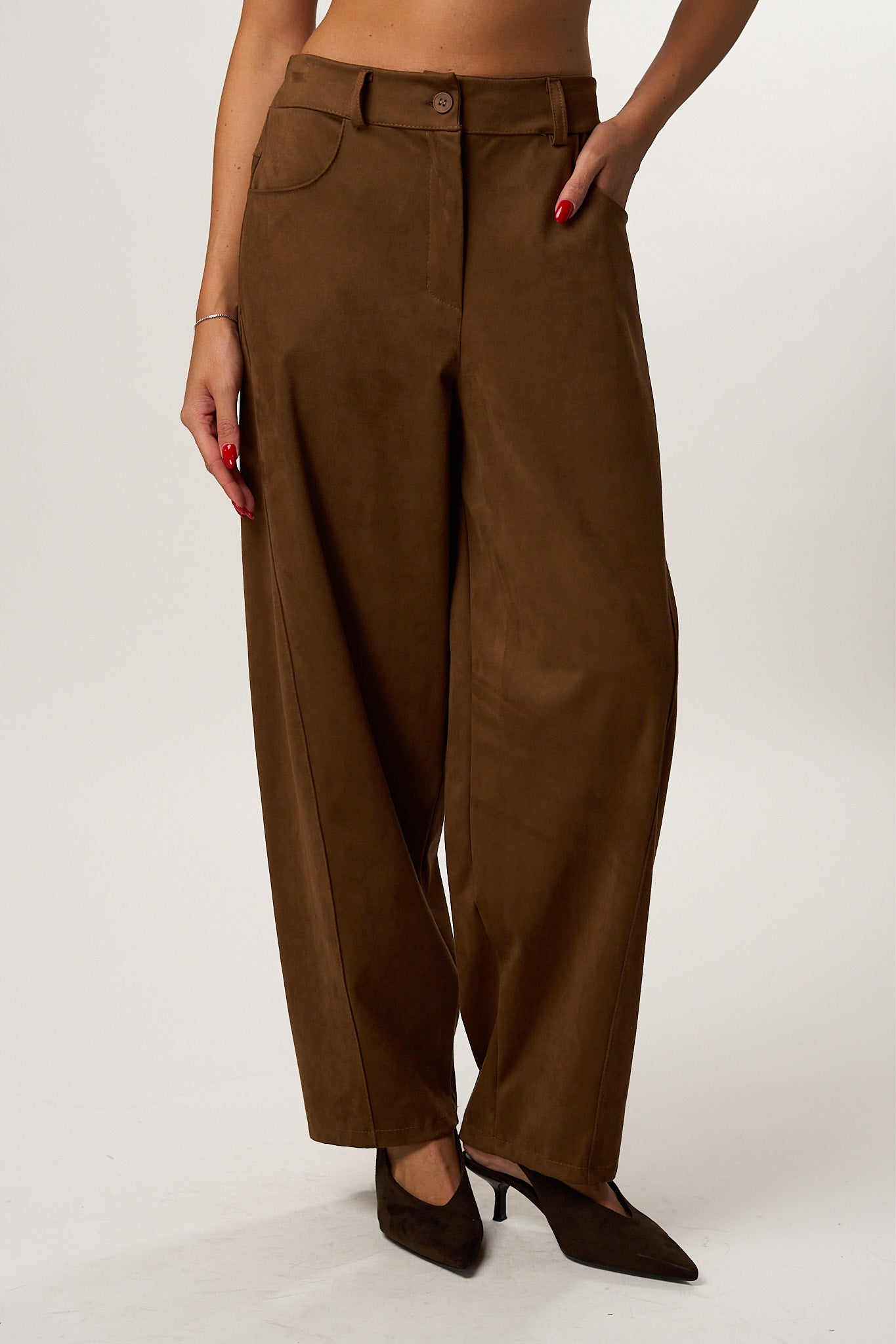 Pantalone Scamosciato