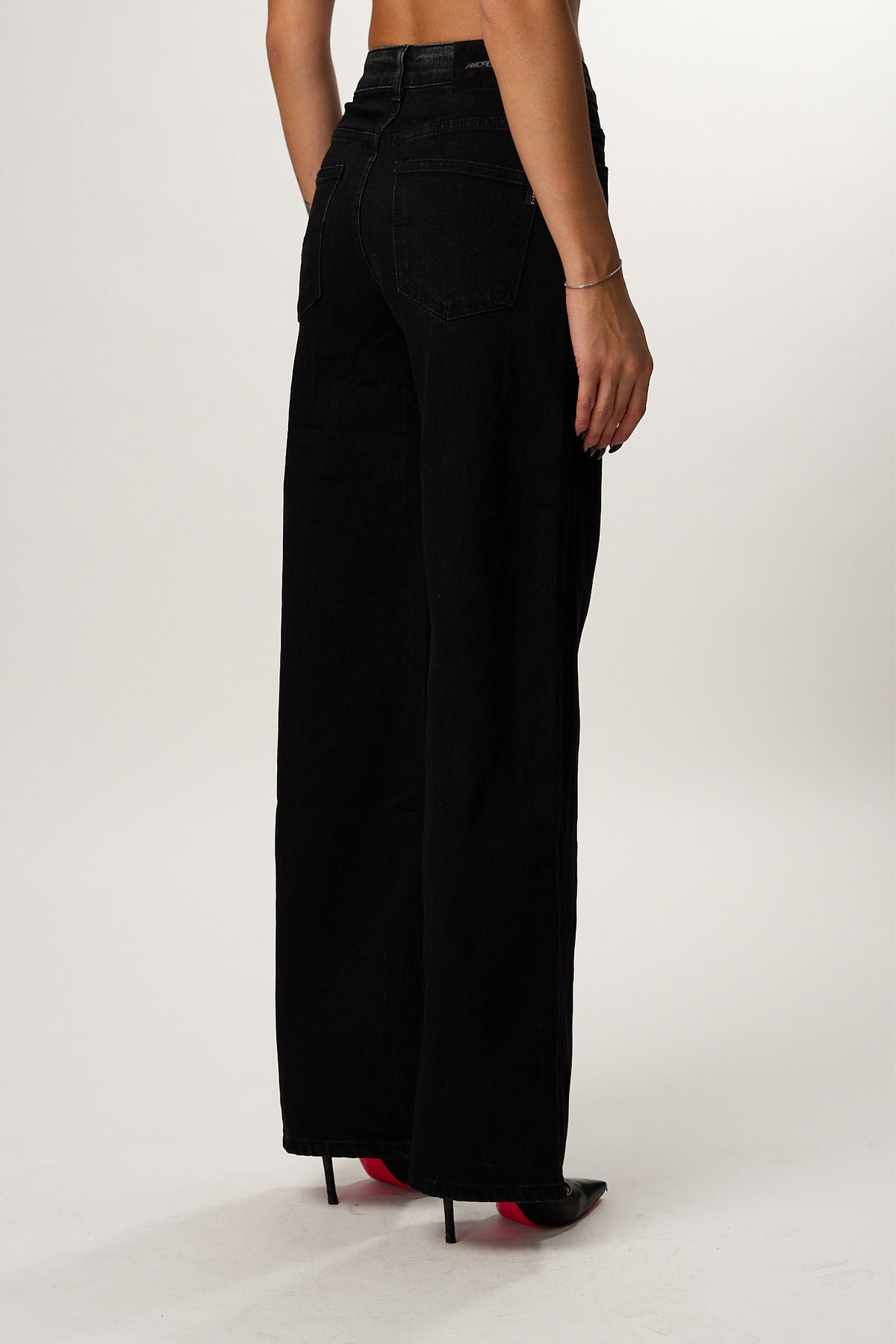 Jeans Wideleg Black