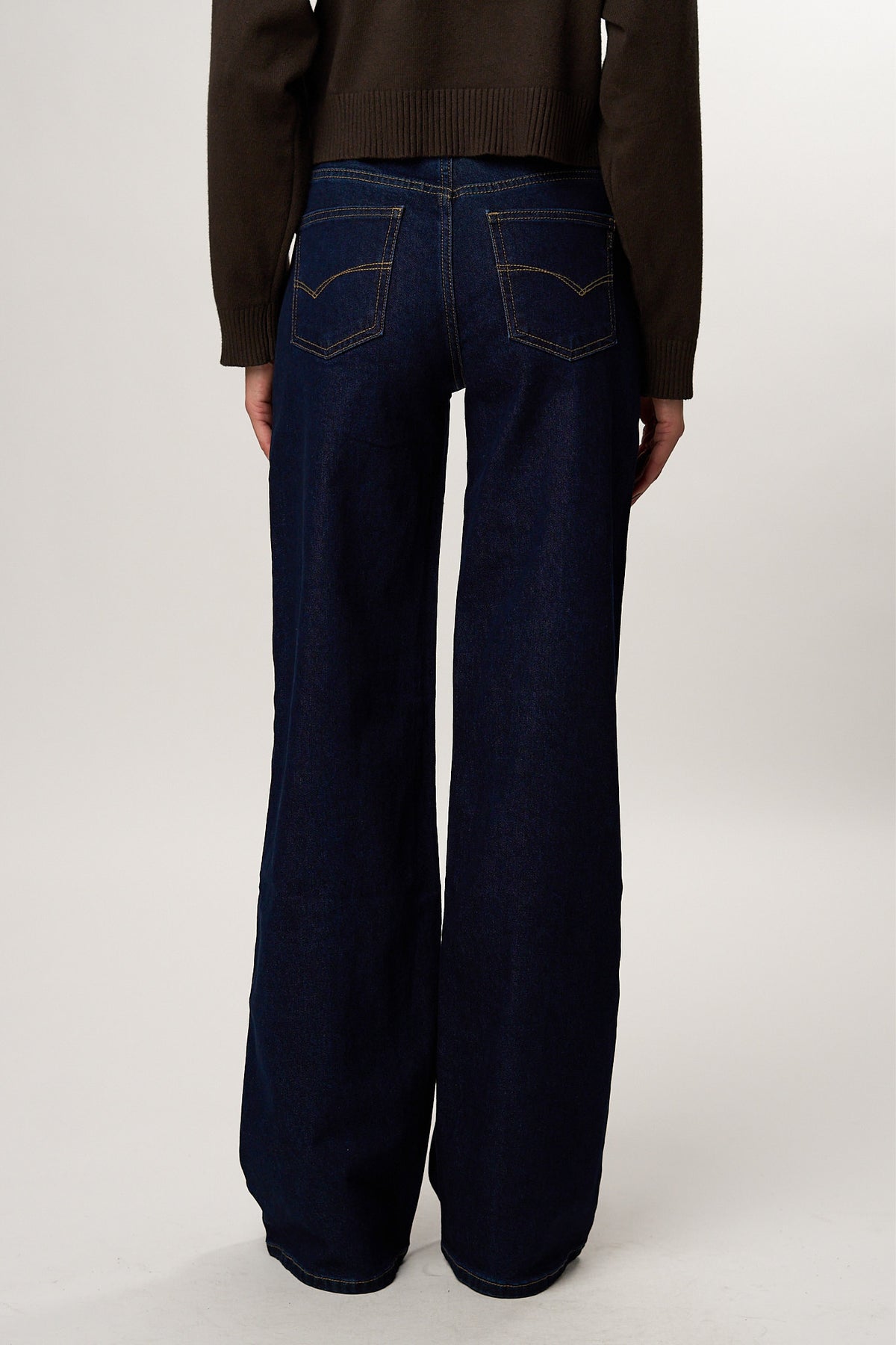 Jeans Wideleg Blu Intenso
