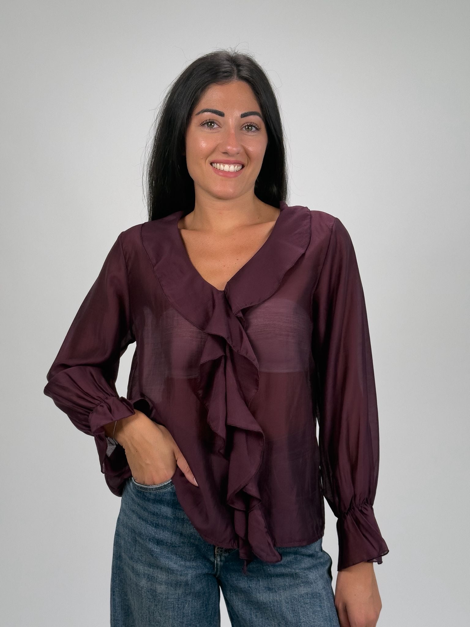 Camicia Rouches