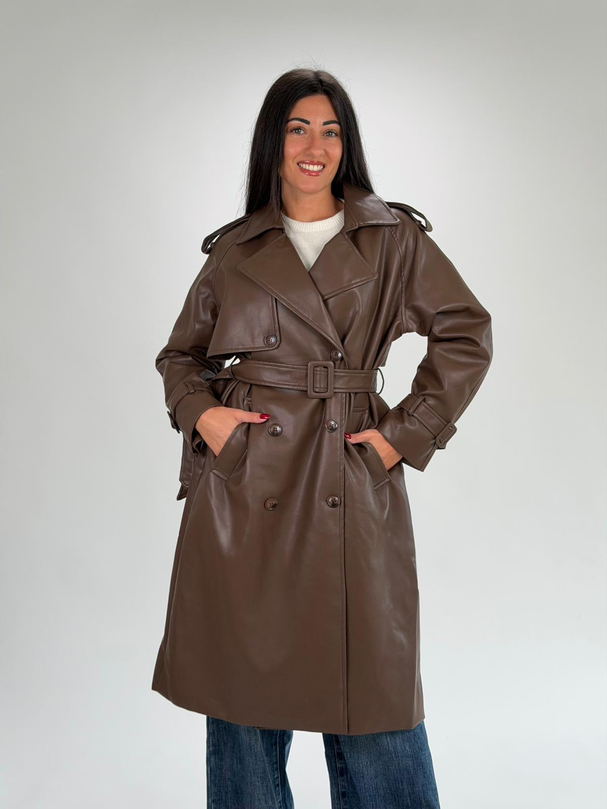 Trench Ecopelle Brown