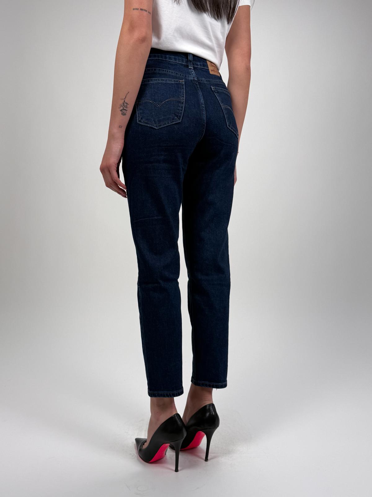 Jeans Momfit Blu
