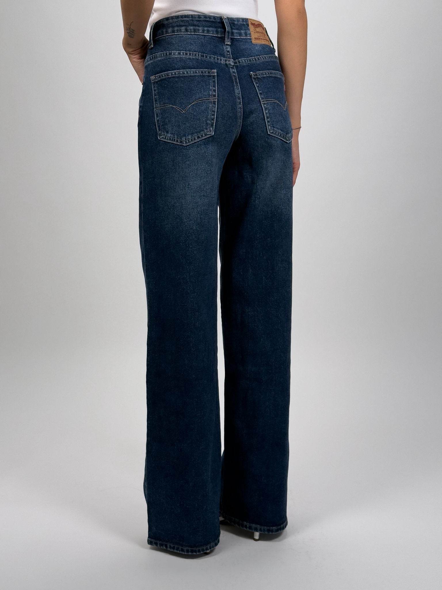 Jeans Wideleg Blue