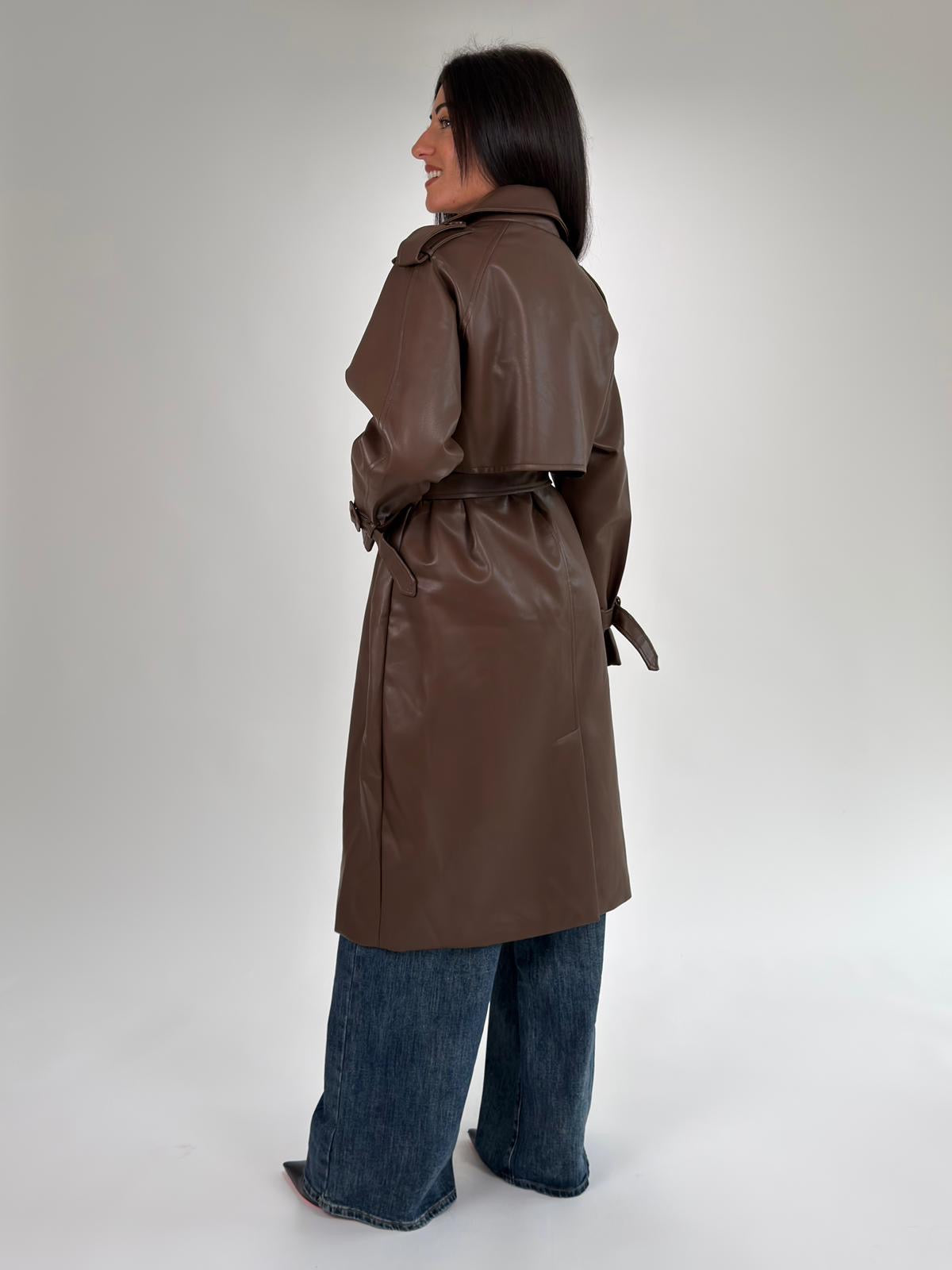 Trench Ecopelle Brown