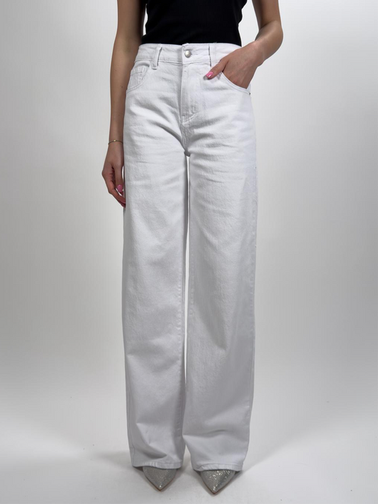 Jeans WideLeg White