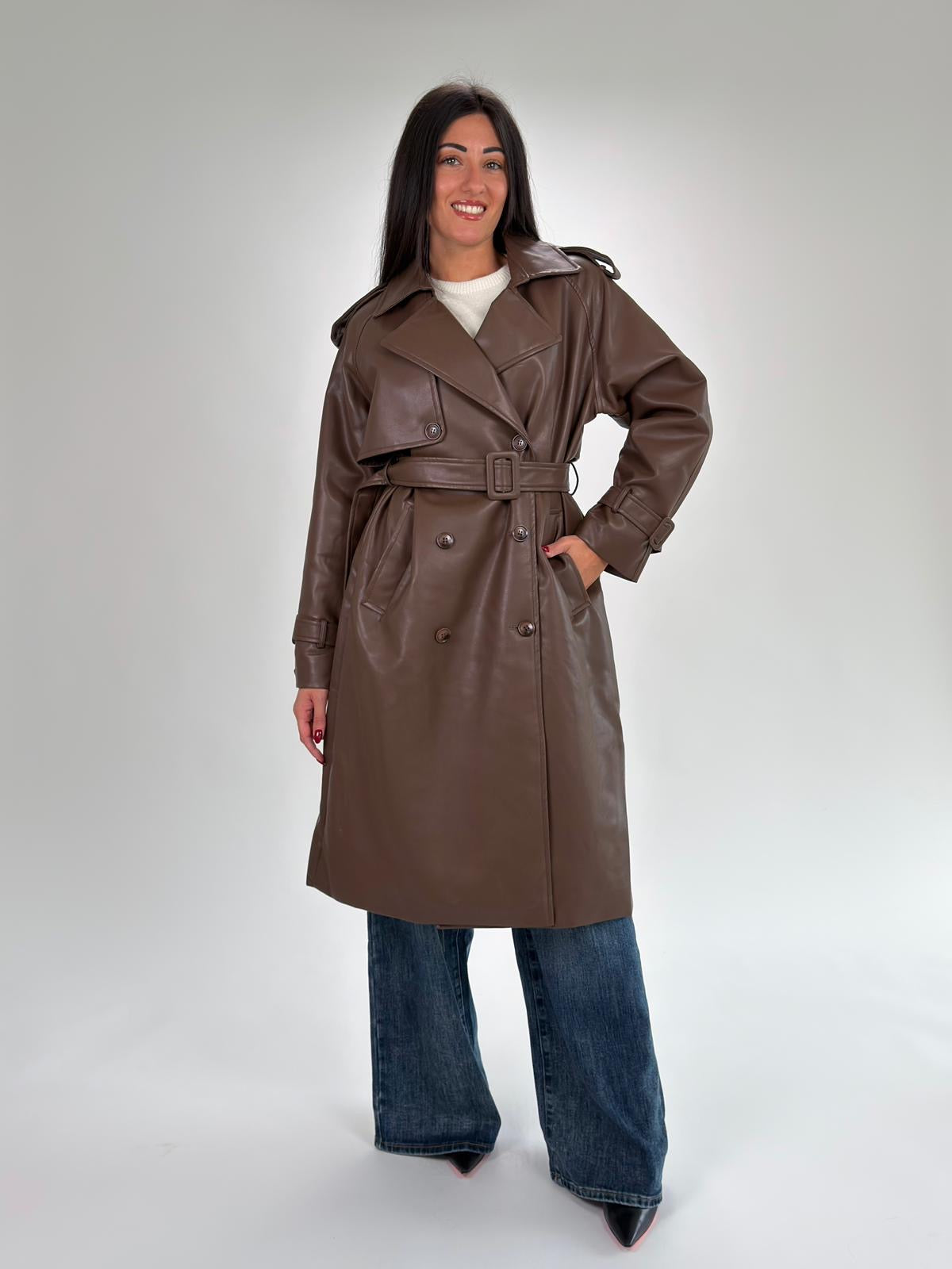 Trench Ecopelle Brown