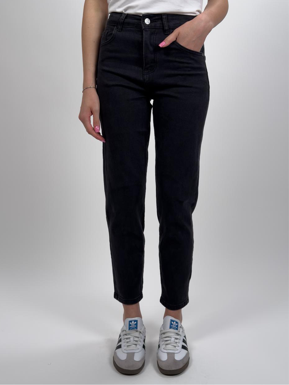 Jeans Momfit Black