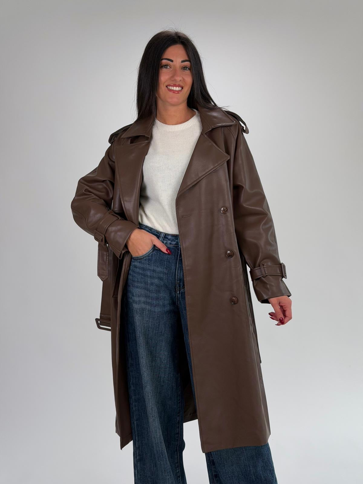 Trench Ecopelle Brown