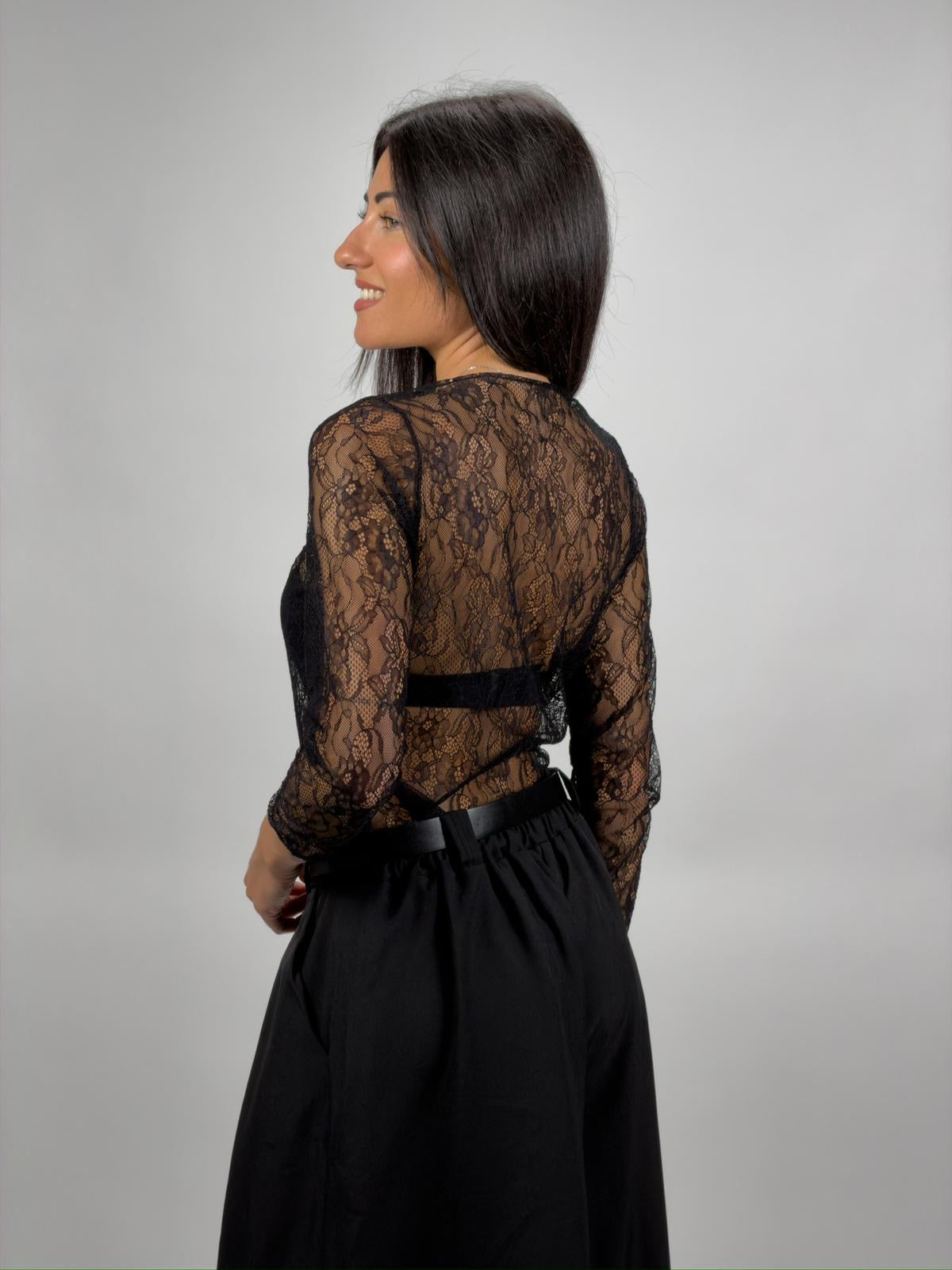 Maglia Pizzo Nera