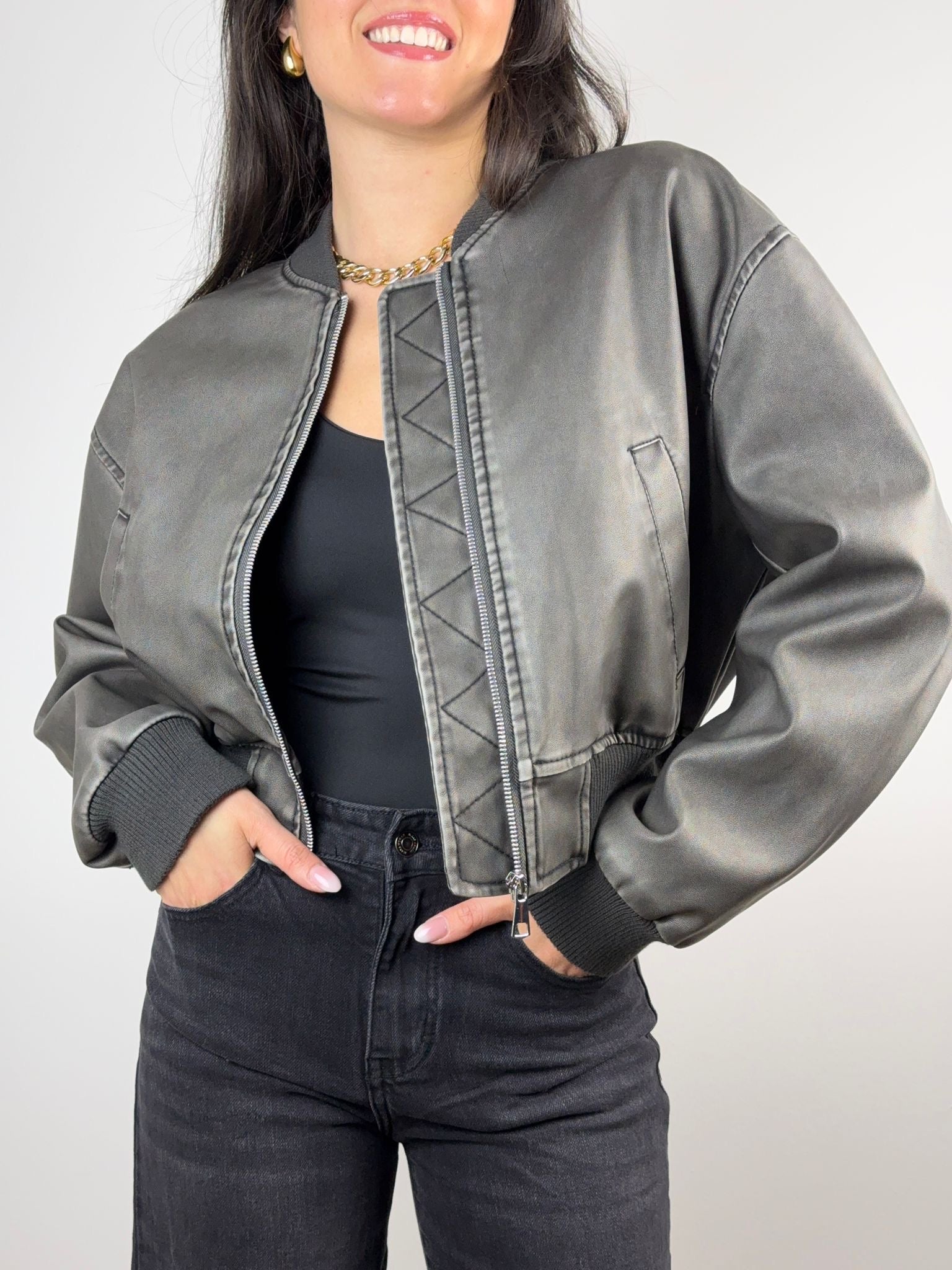 Bomber Ecopelle
