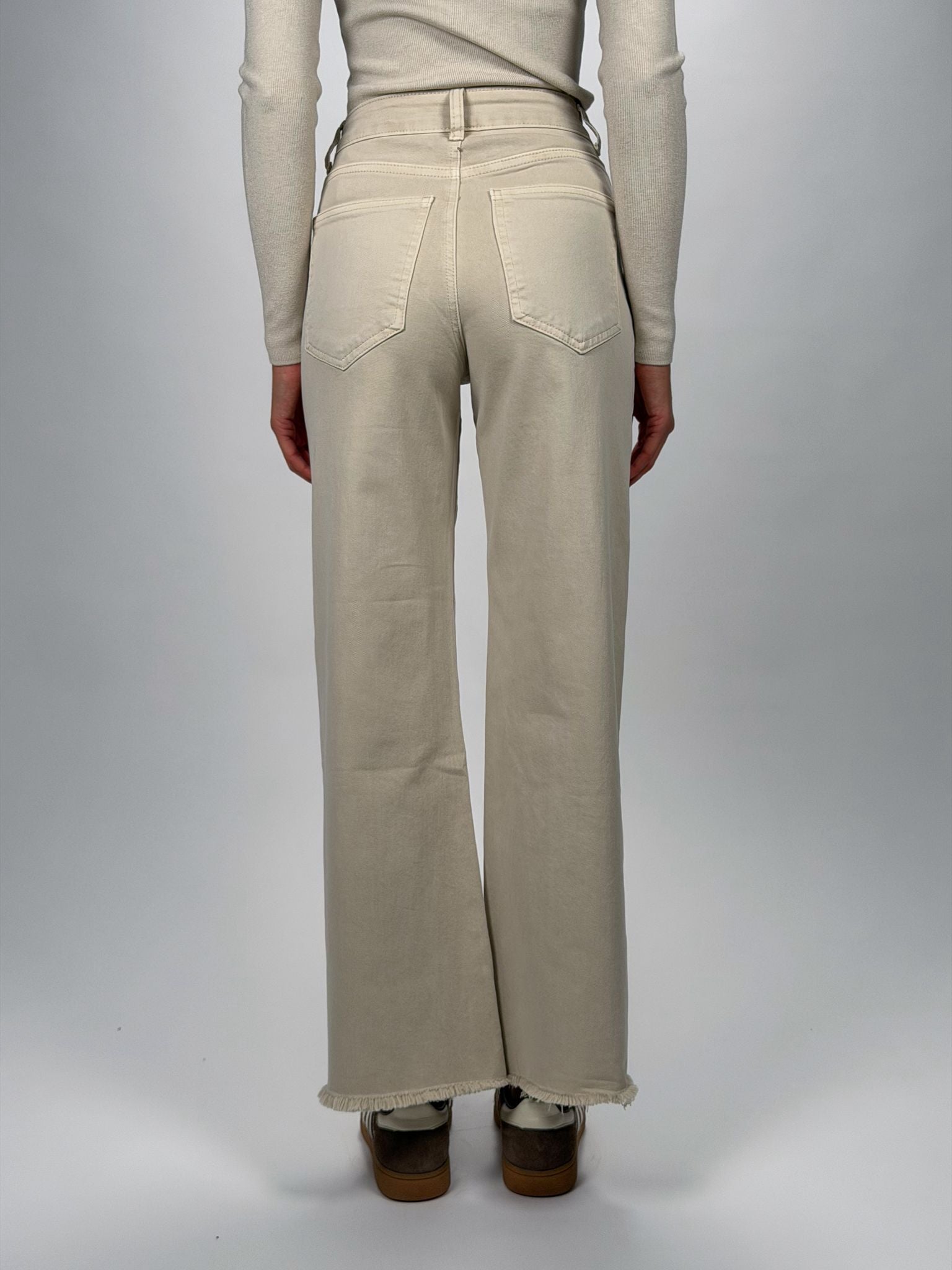 Jeans Wideleg Panna