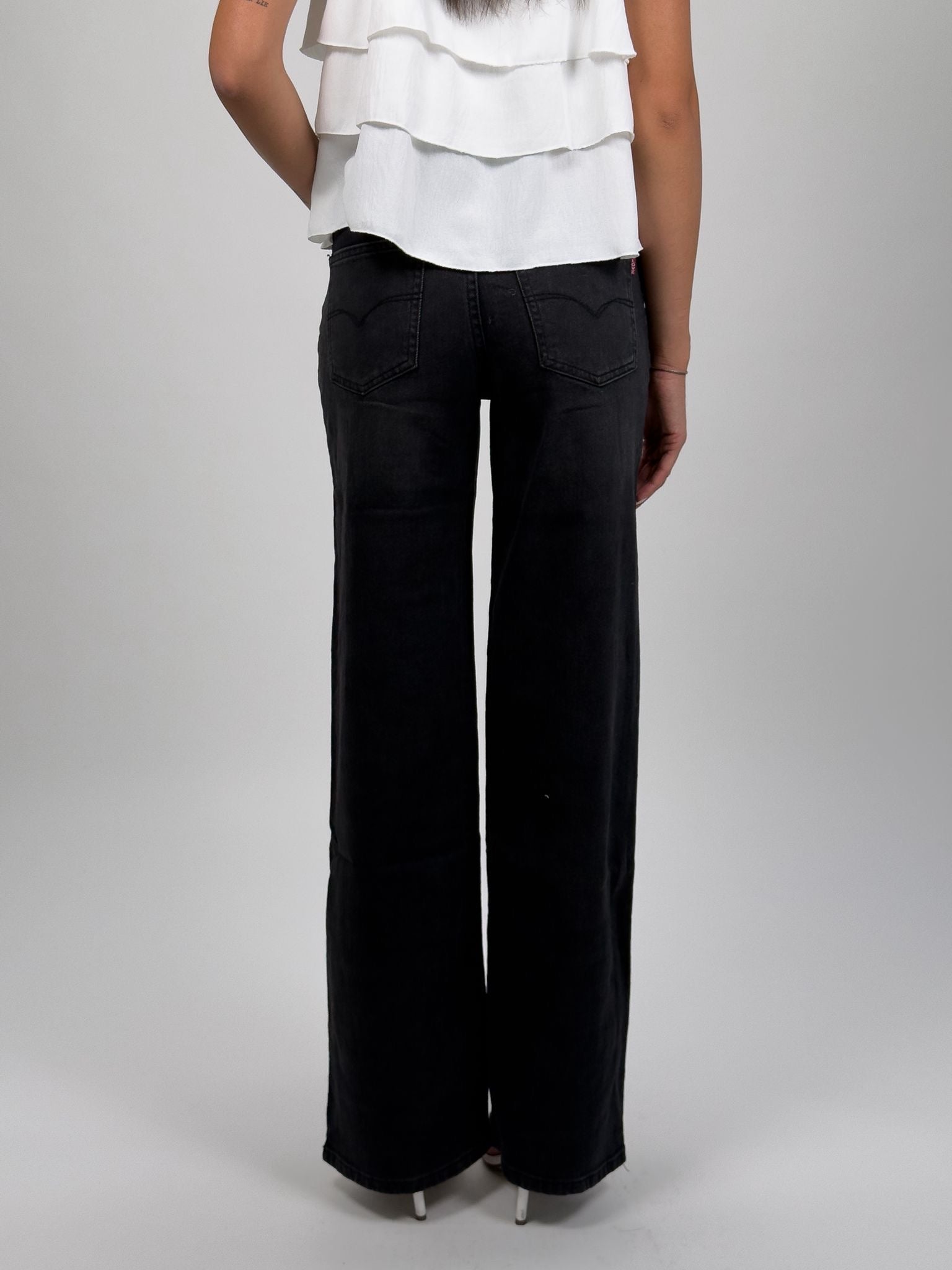 Jeans Wideleg Black