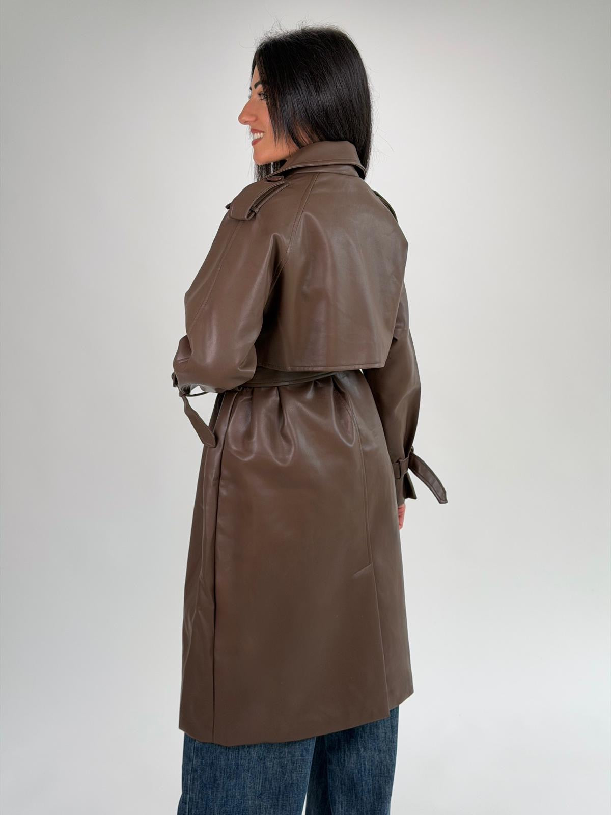 Trench Ecopelle Brown