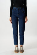 Jeans Momfit Blu