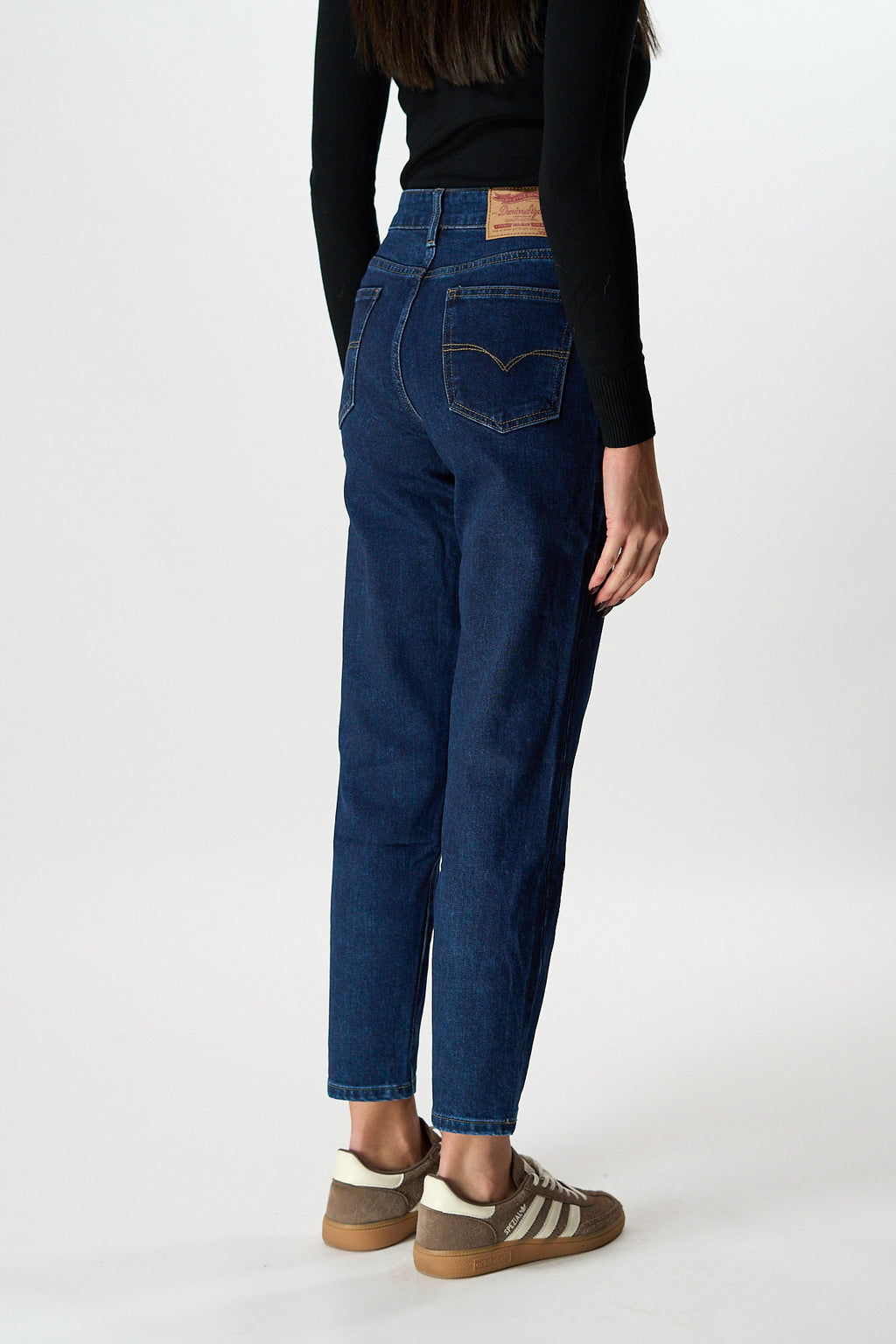 Jeans Momfit Blu