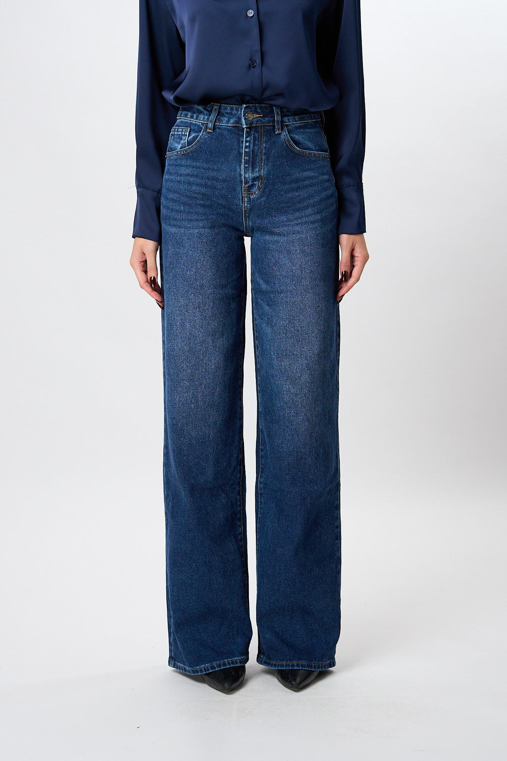 Jeans Wideleg Blue