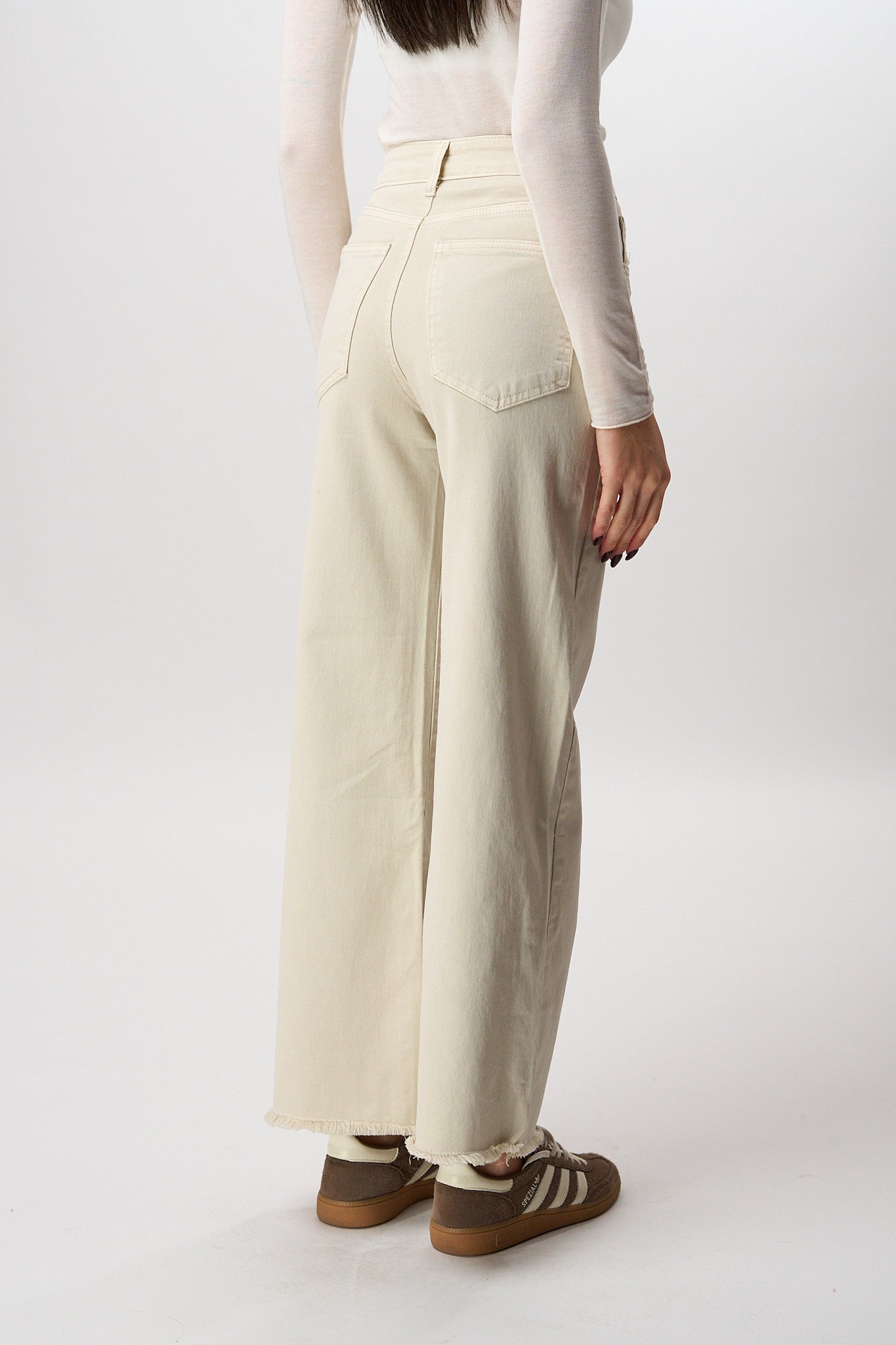Jeans Wideleg Panna