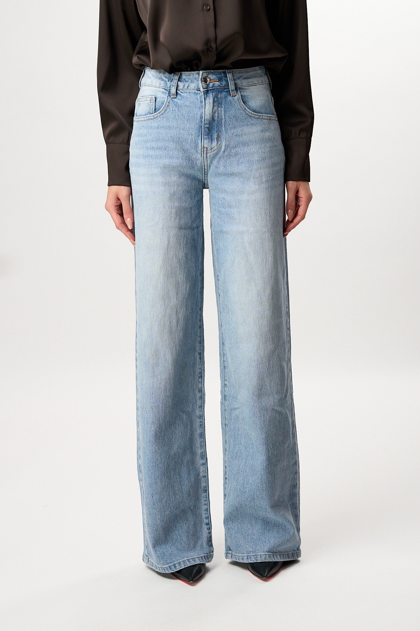 Jeans Wideleg Chiaro