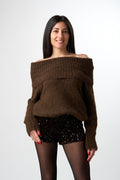 Pullover Off Shoulder