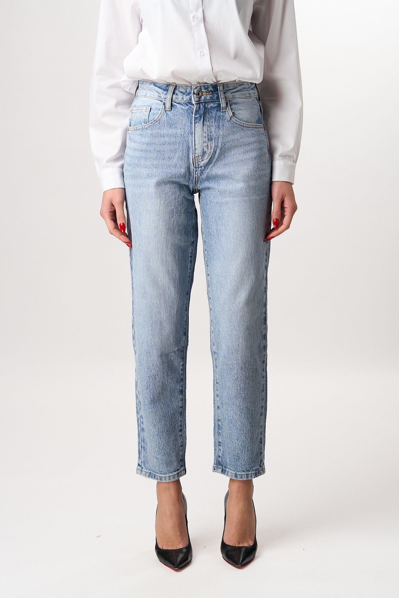 Jeans Momfit Chiaro