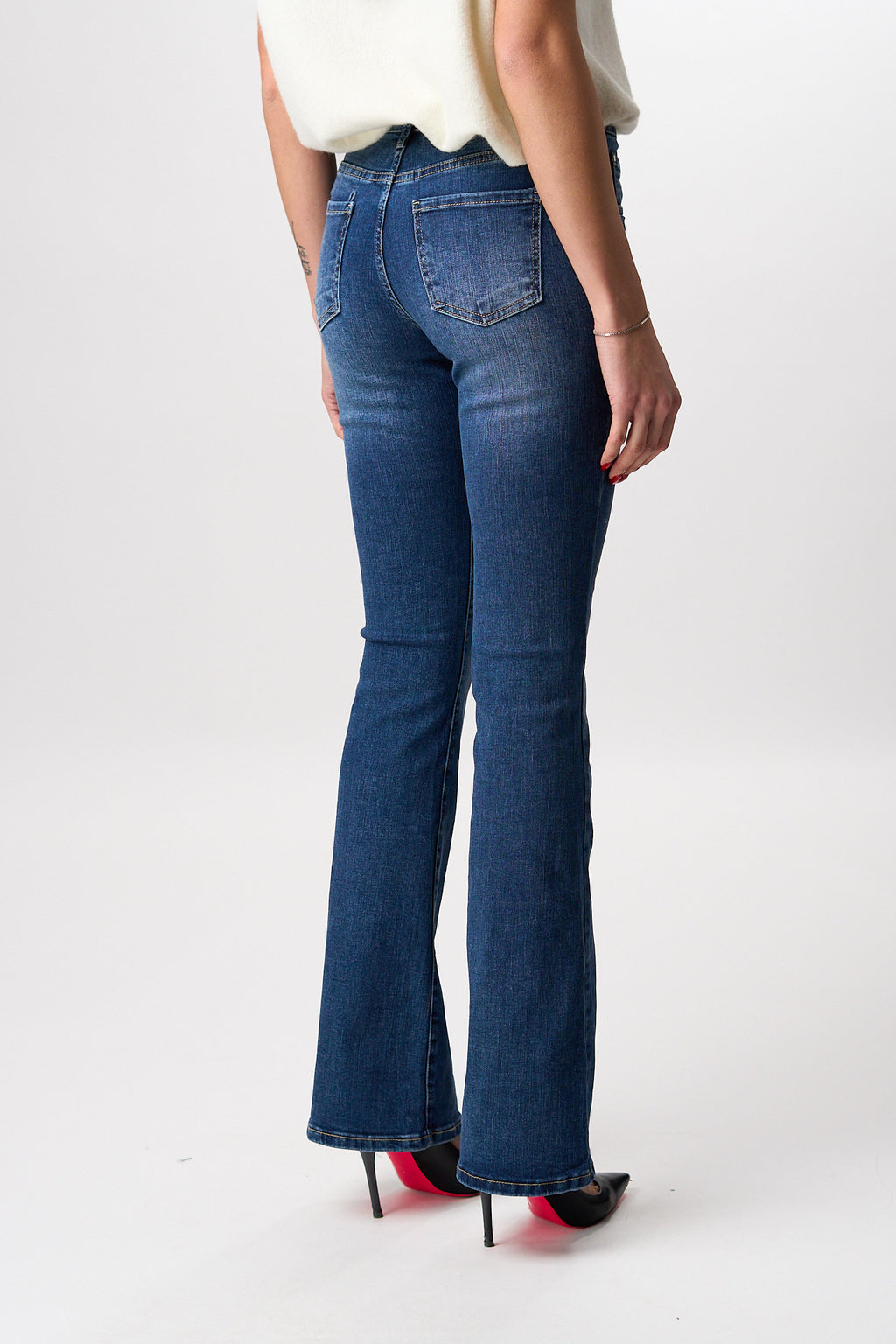 Jeans Flare Blu