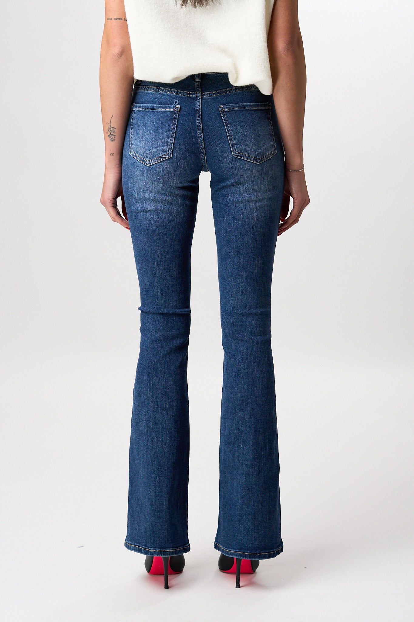 Jeans Flare Blu