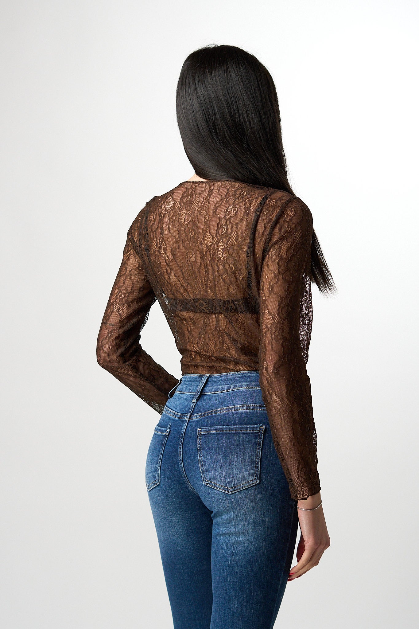 Maglia Pizzo Marrone