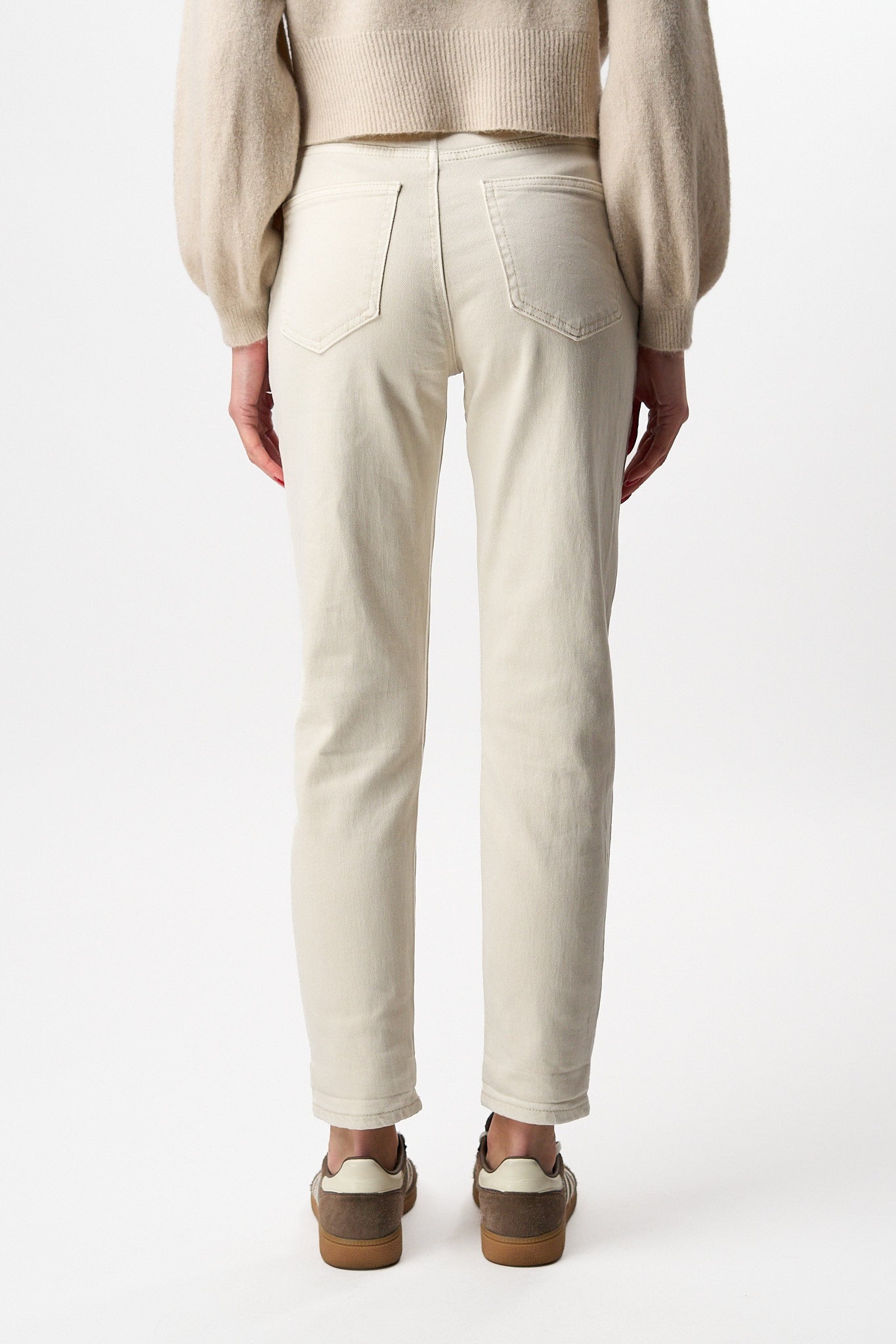 Jeans Momfit Beige