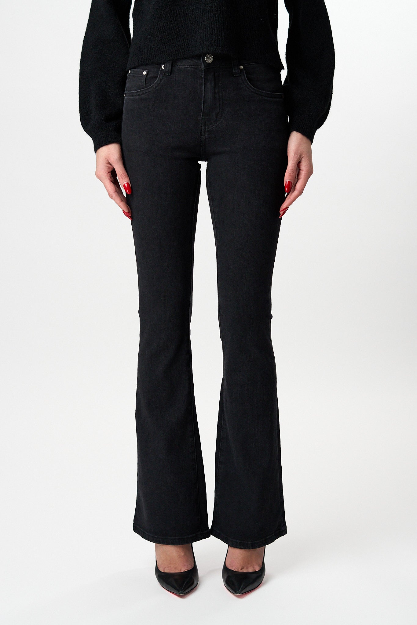 Jeans Flare Black