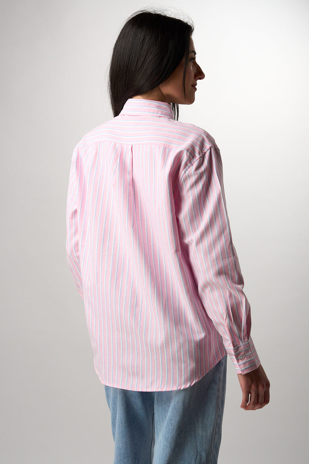 Camicia Righe Rosa