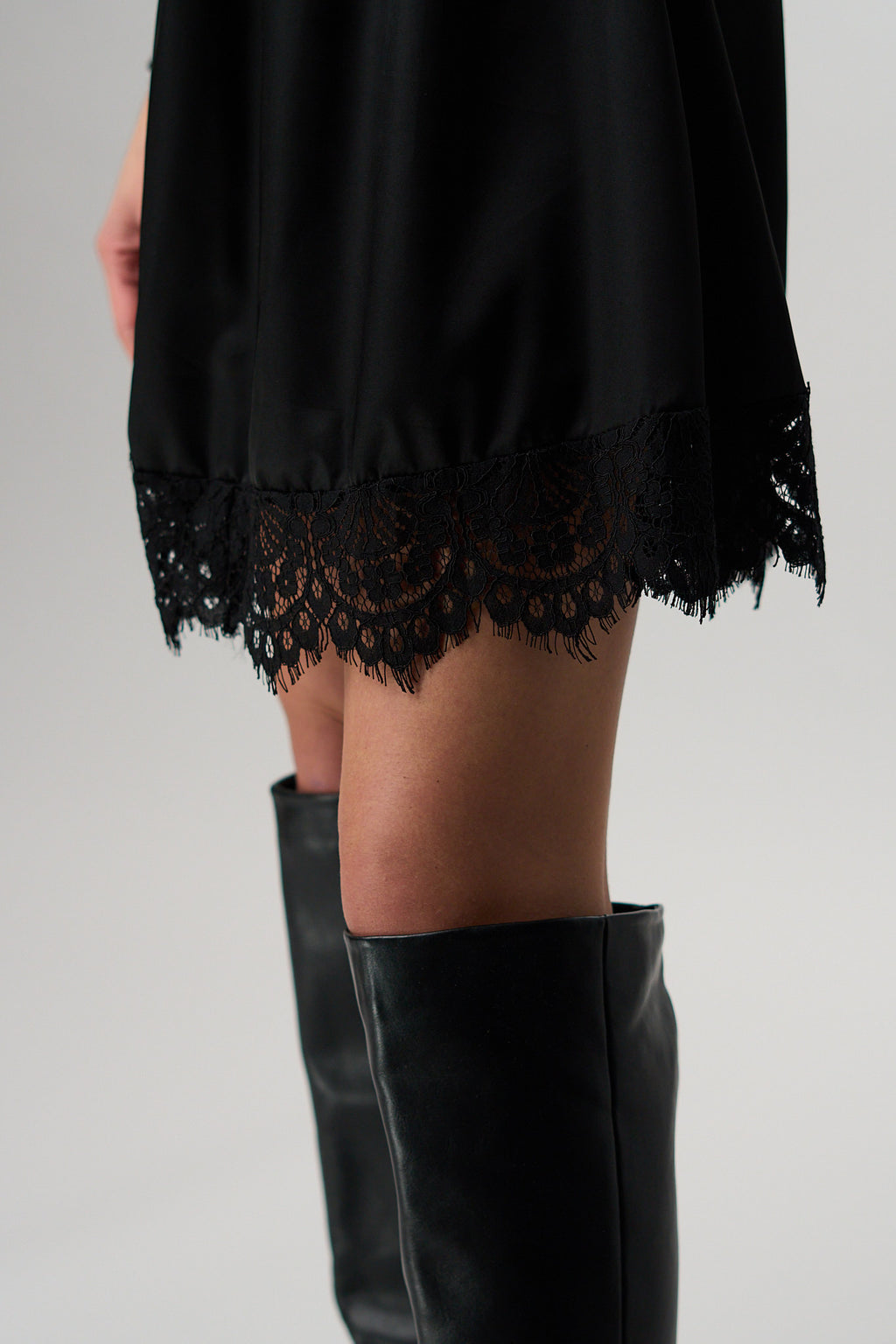 Abito Satin Nero
