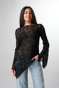 Maglia Asimmetrica Pizzo