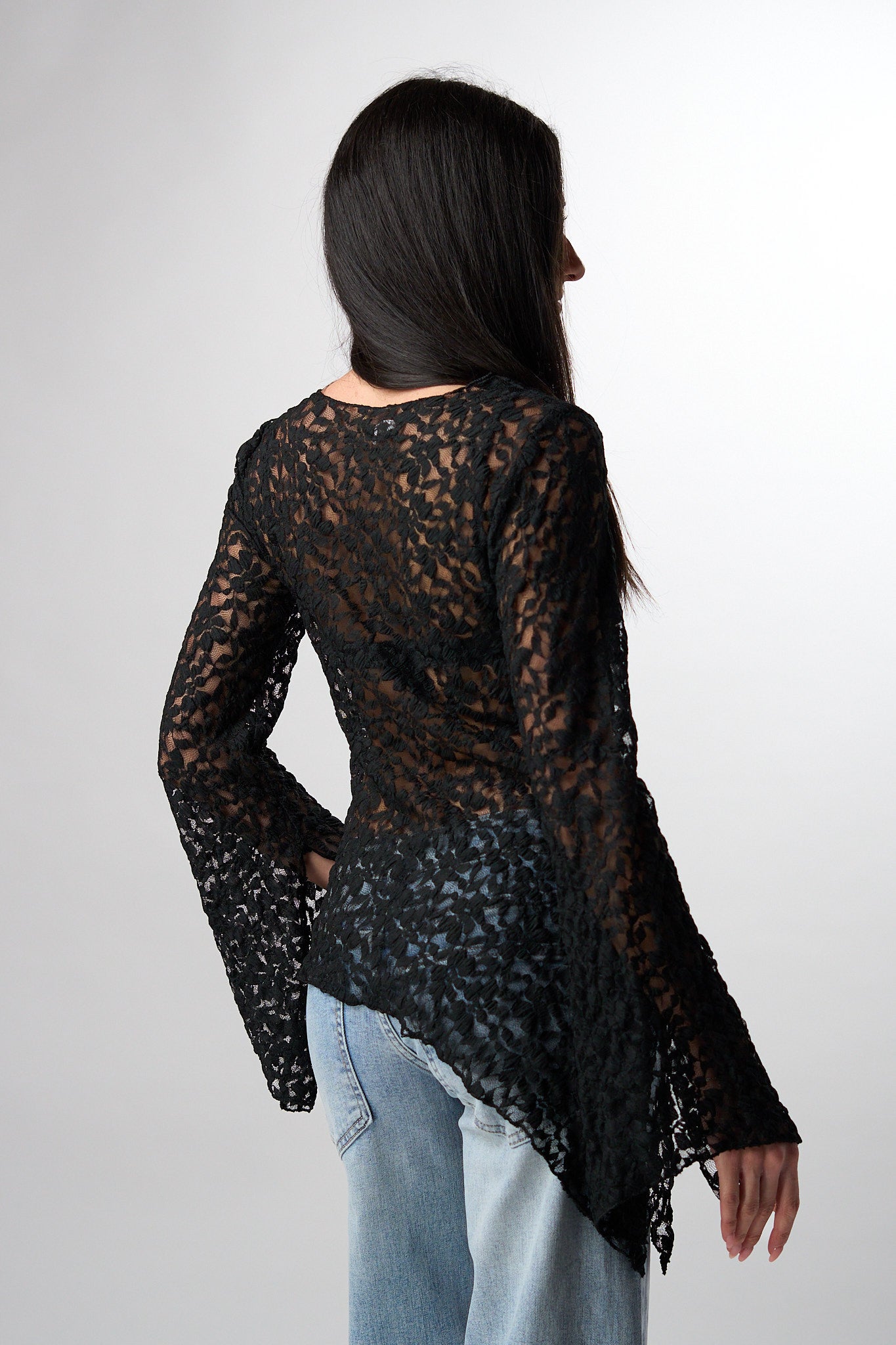 Maglia Asimmetrica Pizzo