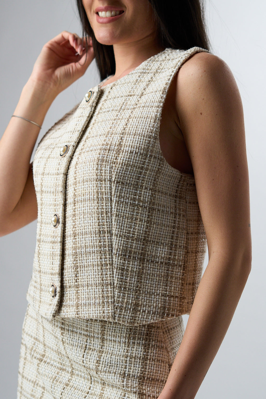 Gilet Tweed