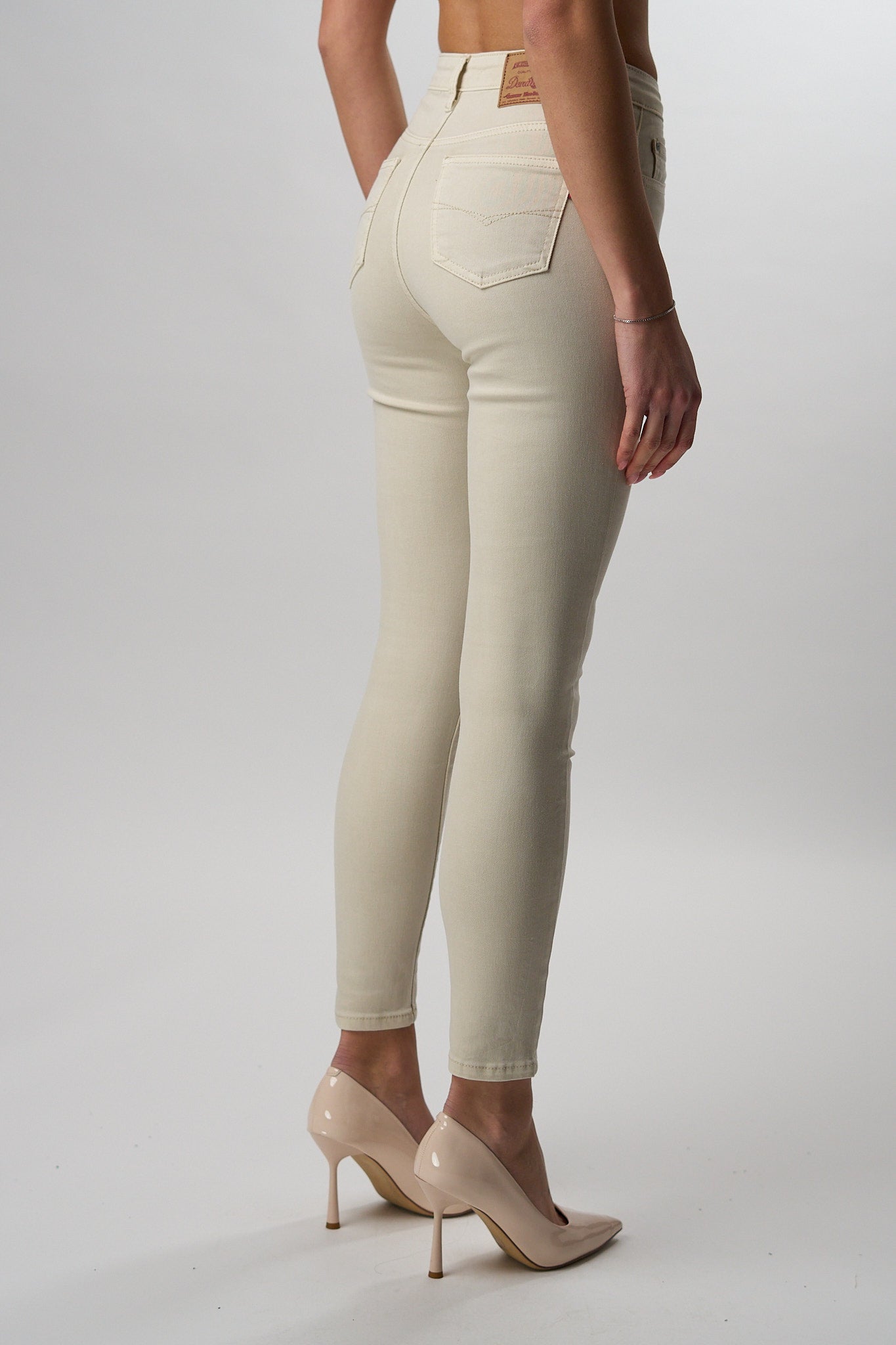 Jeans Skinny Beige