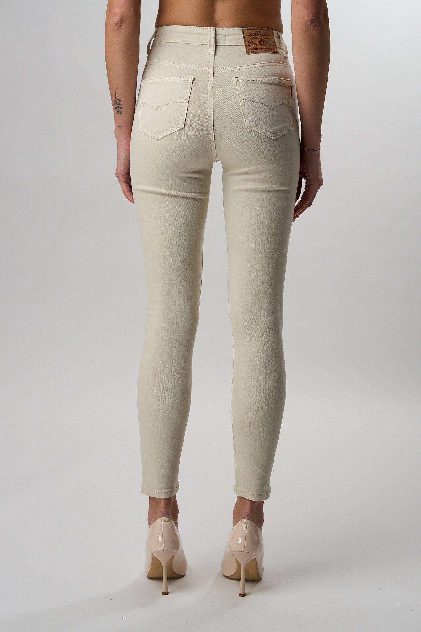 Jeans Skinny Beige