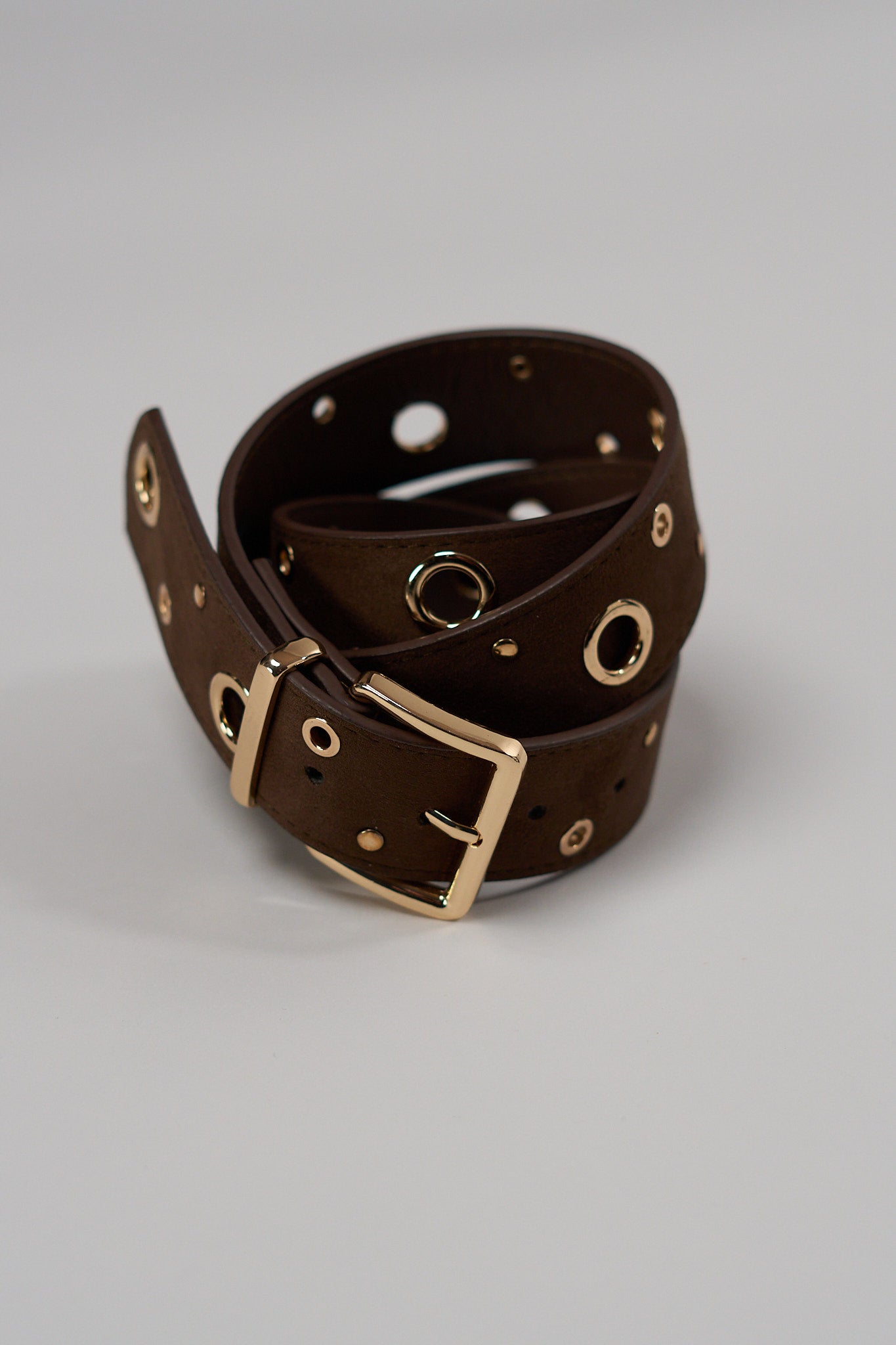 Cintura Borchia Suede