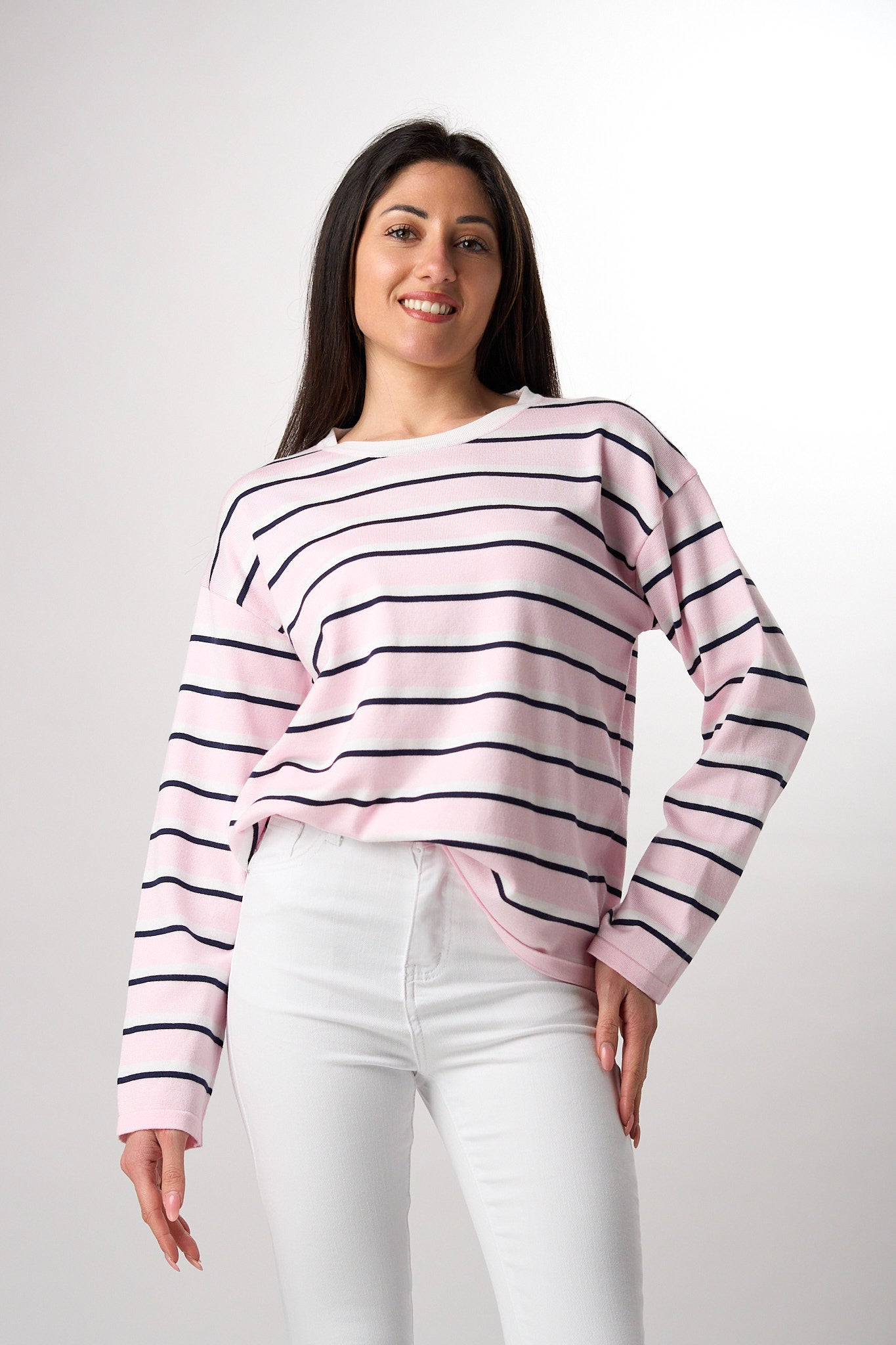Maglia Righe Oversize