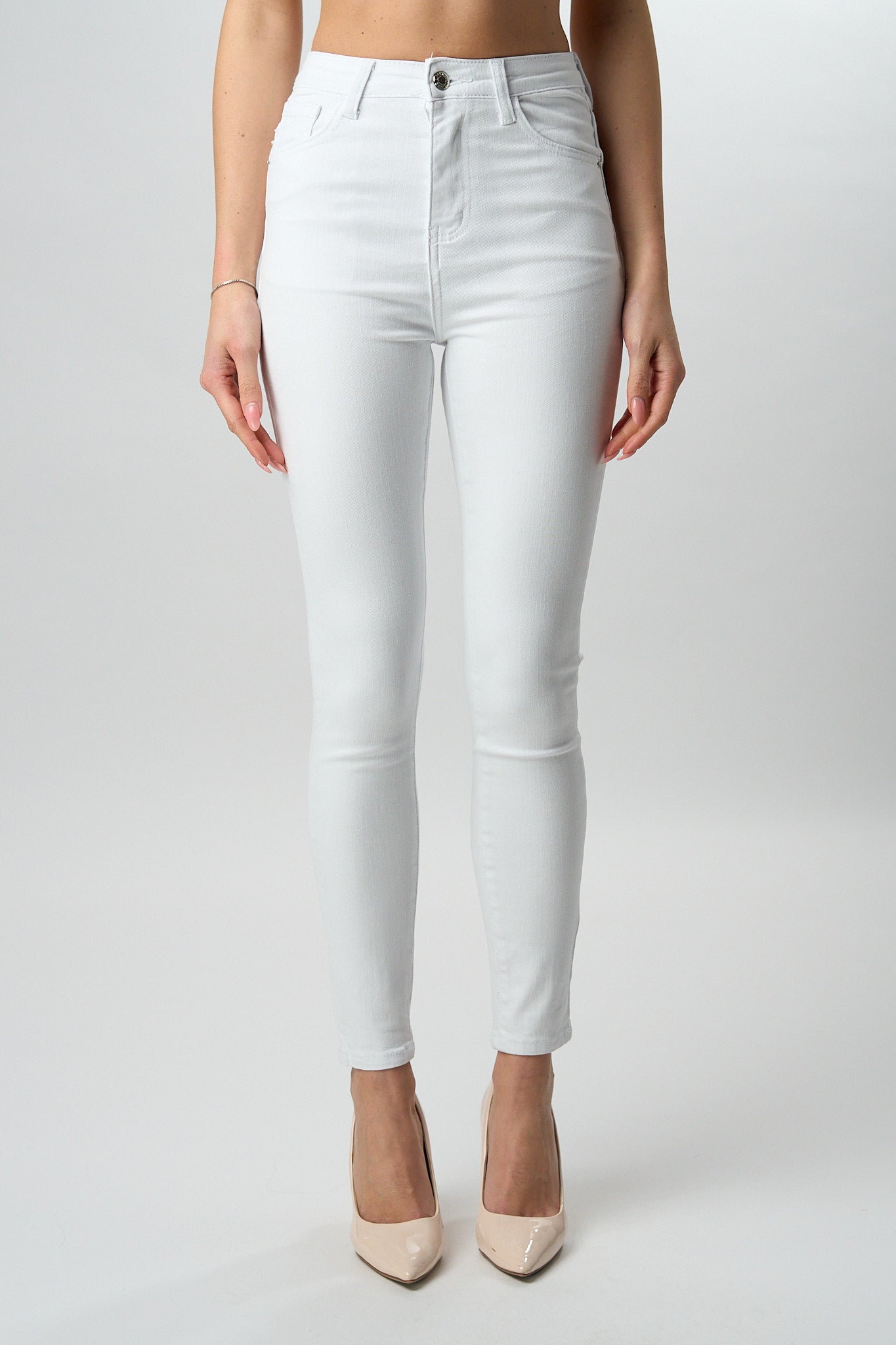 Jeans Skinny Bianco
