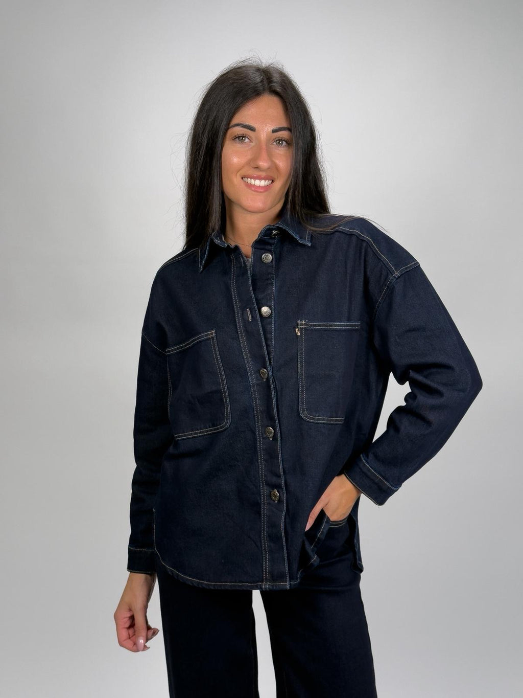 Camicia Denim Blue