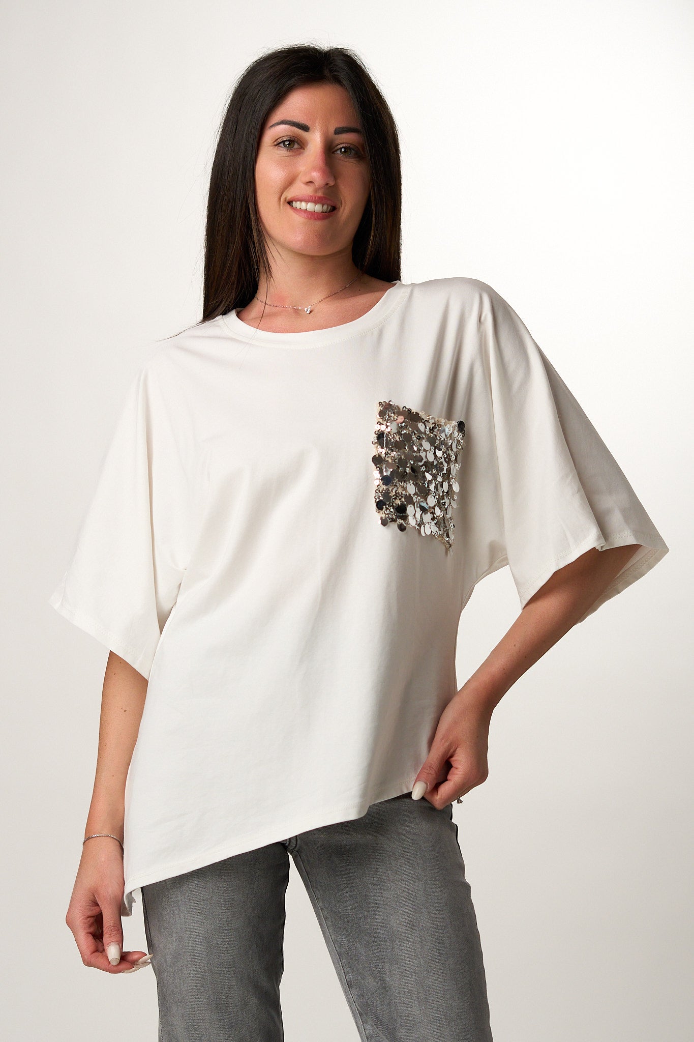 T-shirt Paillettes