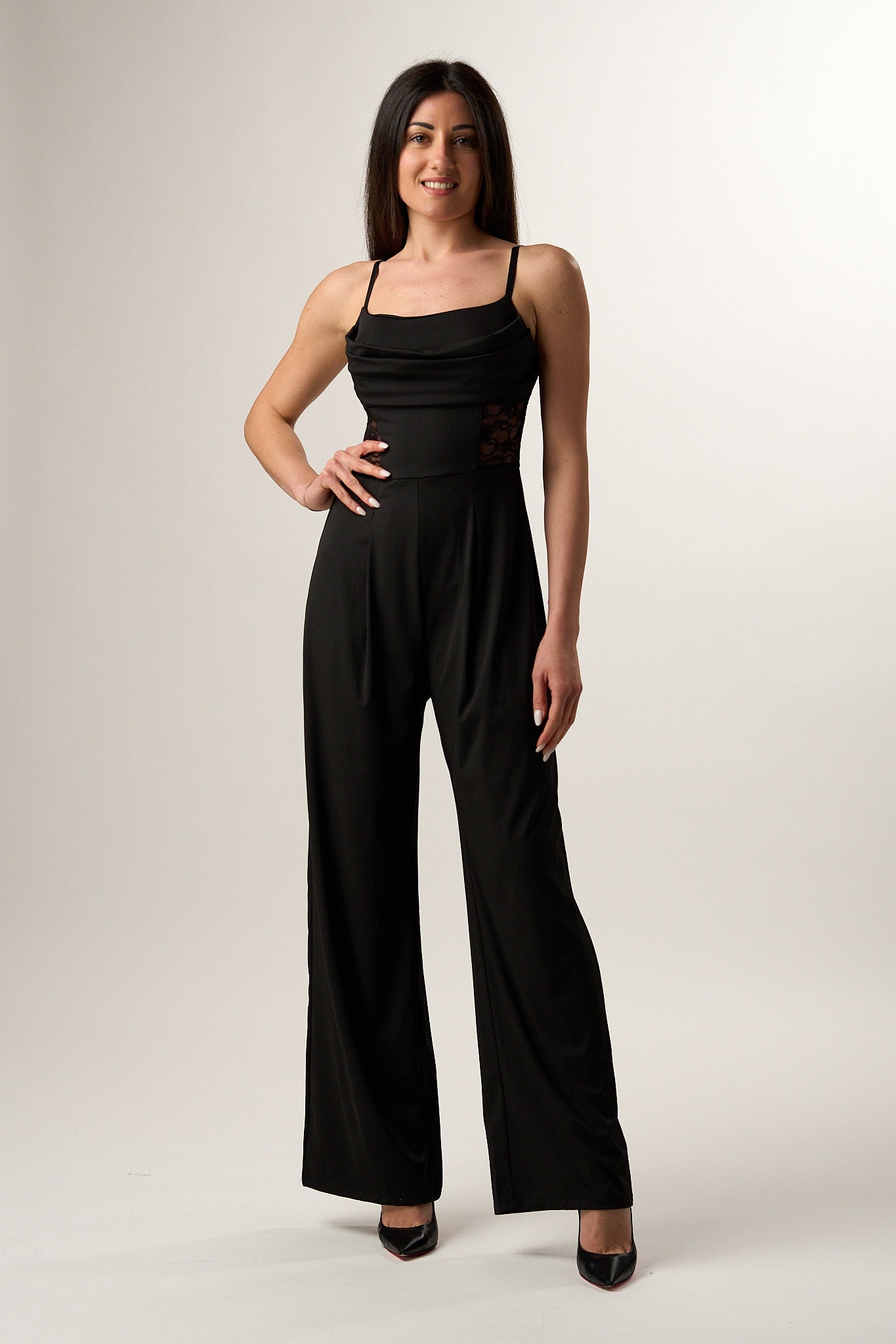 Jumpsuit con Pizzo
