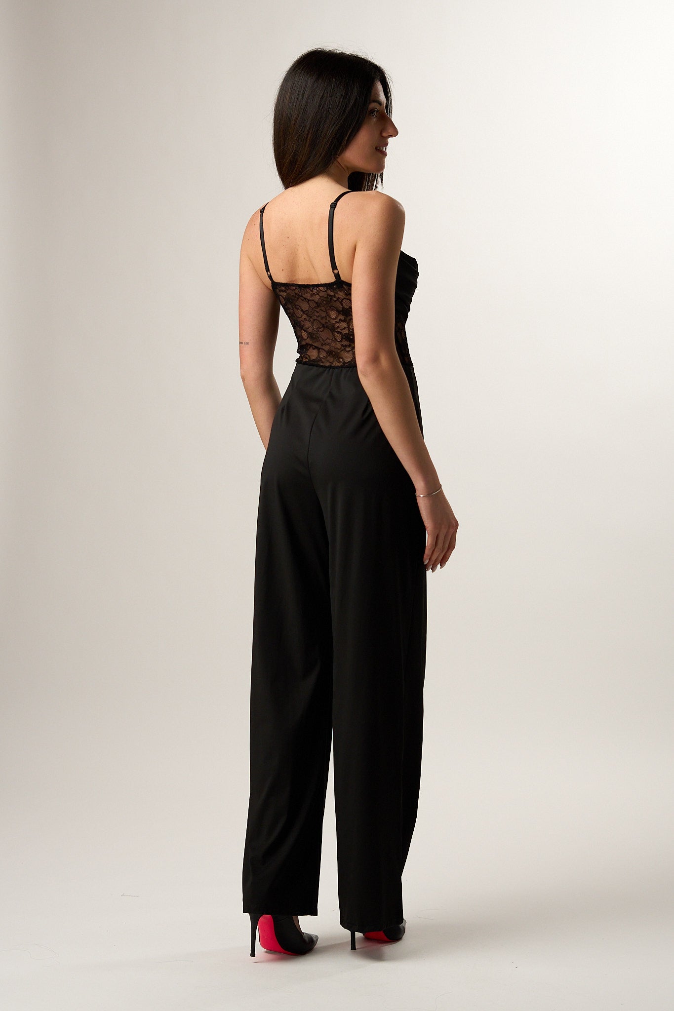 Jumpsuit con Pizzo