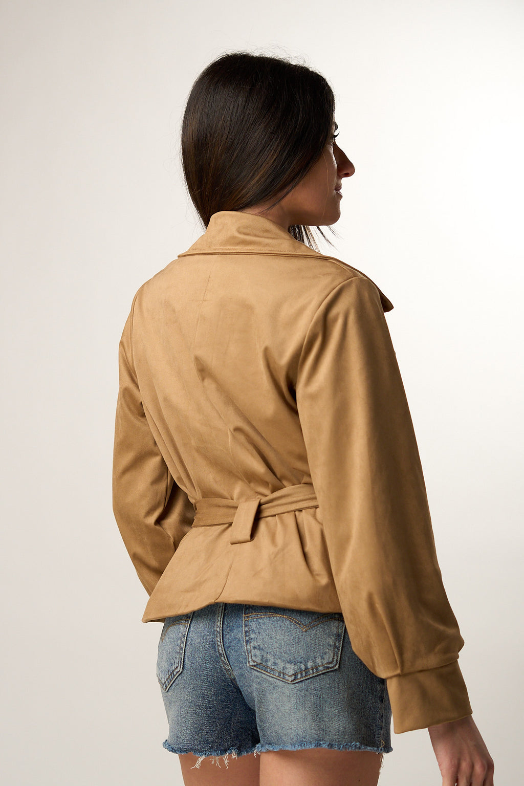 Trench in Suede